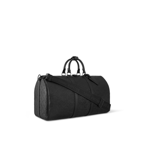 Keepall 50 mit Schulterriemen Monogram Shadow Leder Herren Discontinued Product Obs 11 | LOUIS VUITTON (Zoom)