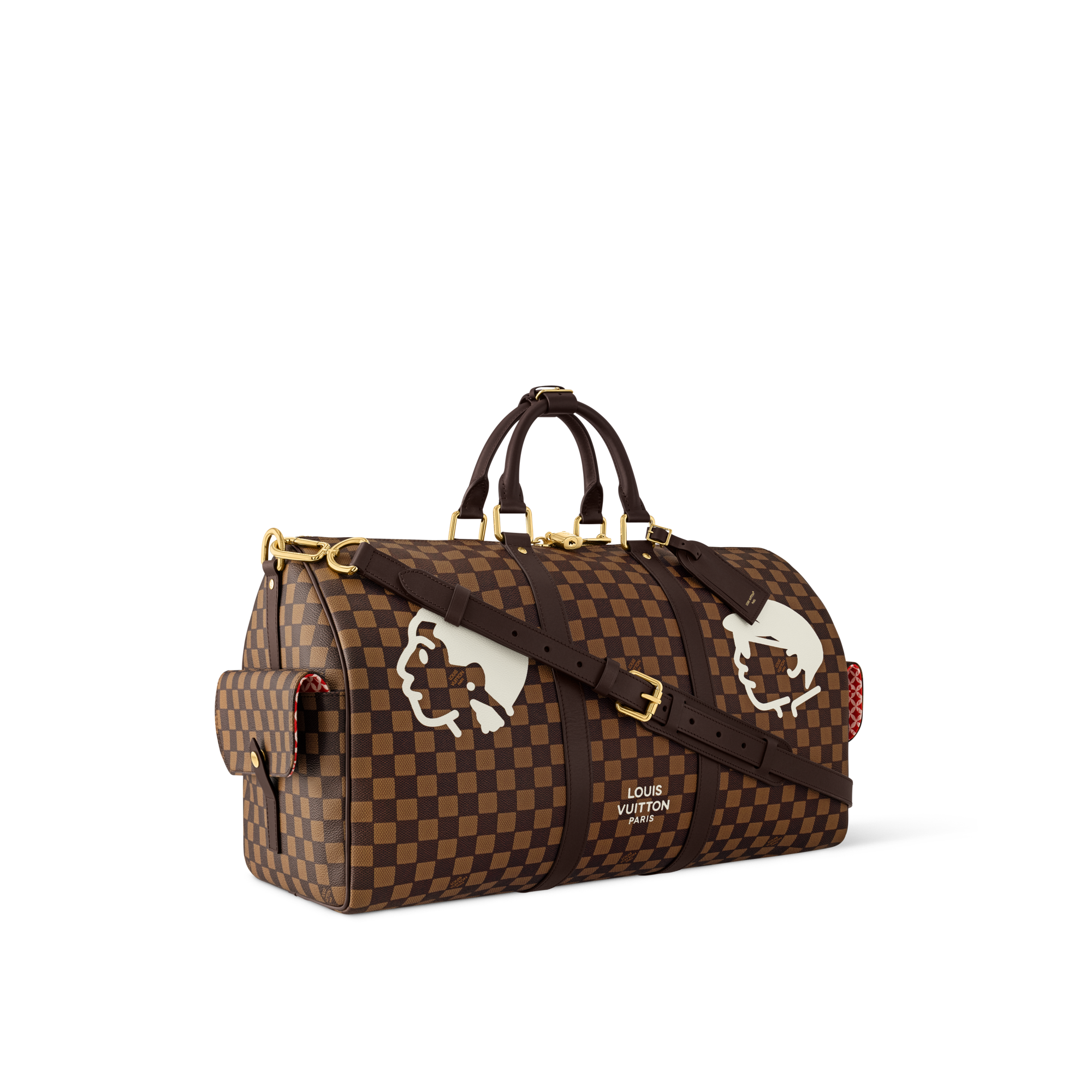 Keepall 50 mit Schulterriemen Damier Ebene Canvas Taschen und Kleinlederwaren Herren Taschen LV Ikonen | LOUIS VUITTON (Zoom)