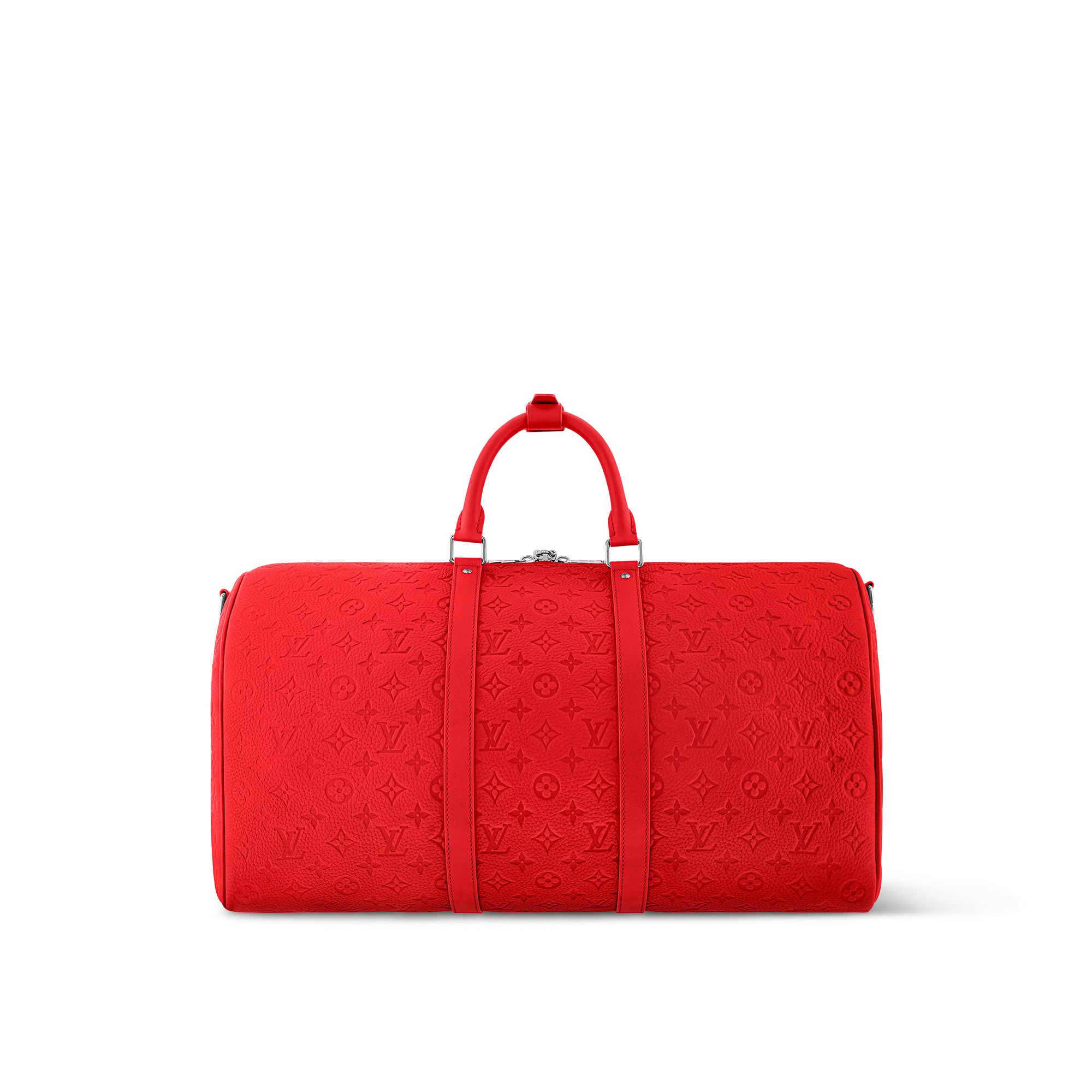Keepall 50 mit Schulterriemen Monogram Canvas & Taurillon Leder  
