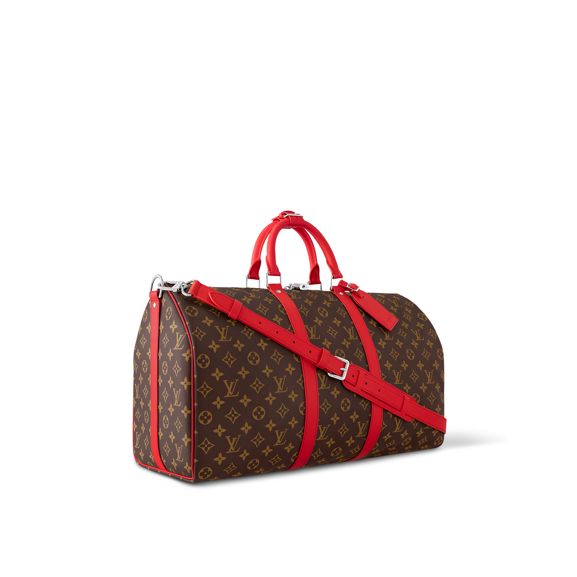 Keepall 50 mit Schulterriemen Monogram Macassar Canvas  