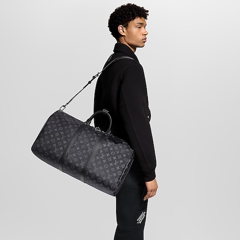 Keepall 50 Mon Monogram Monogram Eclipse Canvas Geschenkideen Personalisierung Personalisierte Reiseaccessoires | LOUIS VUITTON (Zoom)