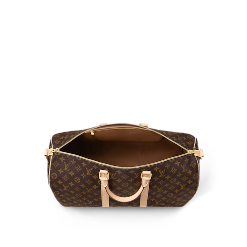 Keepall 50 Mon Monogram mit Schulterriemen interior view