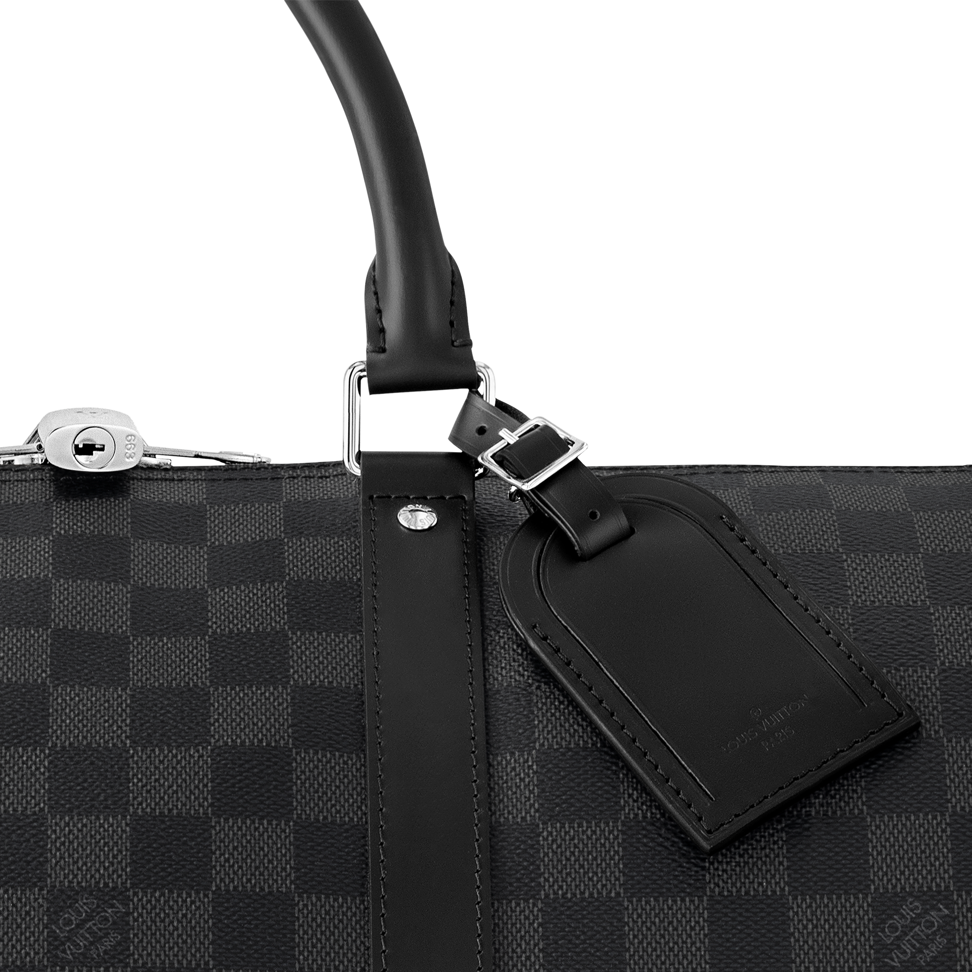 Keepall 55 mit Schulterriemen  Damier Graphite Canvas Herren Reisegepäck Reisetaschen und Duffle Bags | LOUIS VUITTON (Zoom)