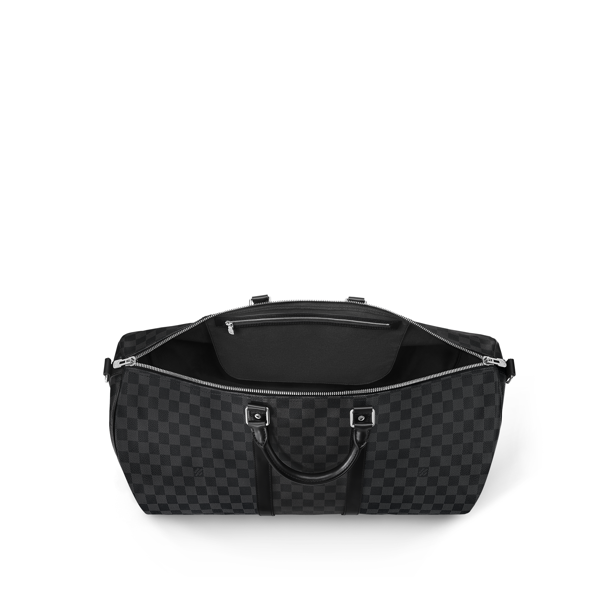 Keepall 55 mit Schulterriemen  Damier Graphite Canvas Herren Reisegepäck Reisetaschen und Duffle Bags | LOUIS VUITTON (Zoom)