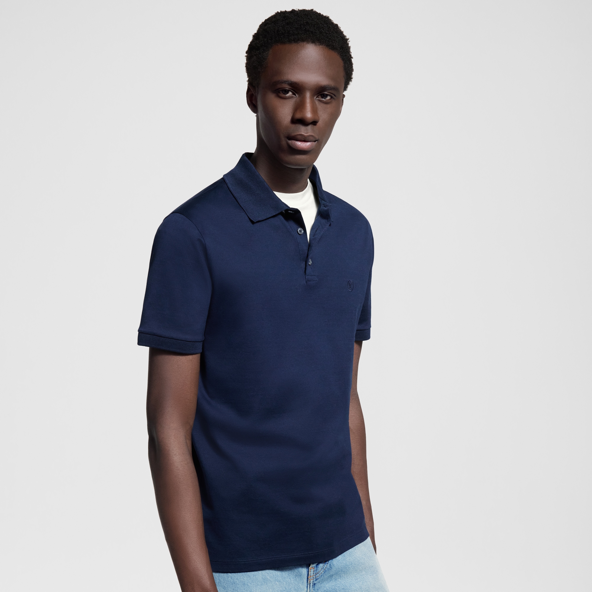 Klassisches Kurzarm-Polohemd aus Piqué  Herren Ready to Wear T-Shirts und Poloshirts | LOUIS VUITTON (Zoom)