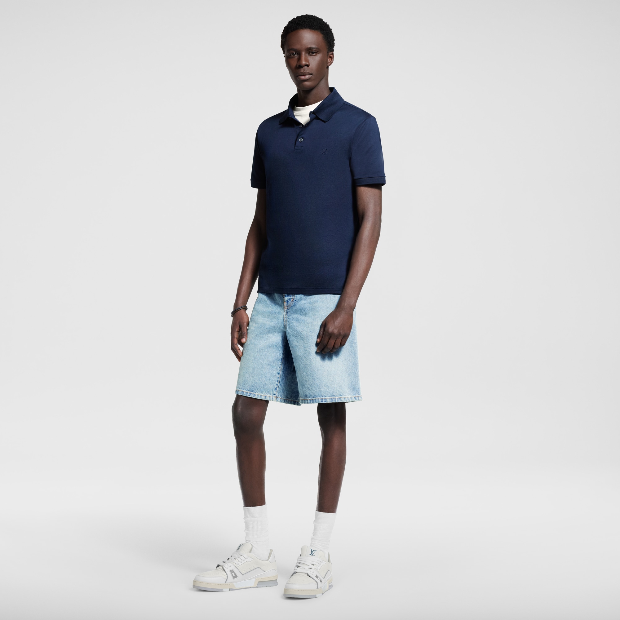 Klassisches Kurzarm-Polohemd aus Piqué  Herren Ready to Wear T-Shirts und Poloshirts | LOUIS VUITTON (Zoom)