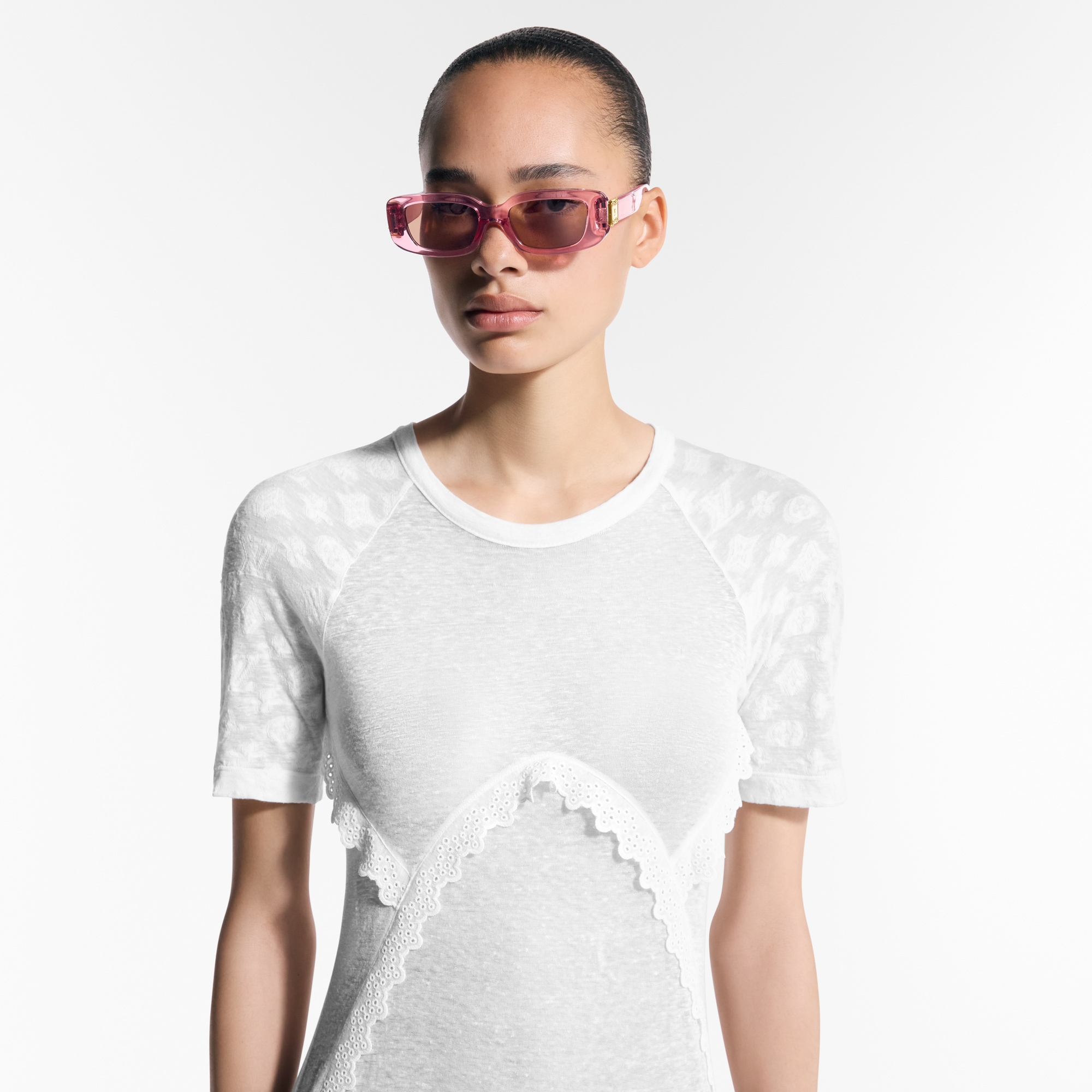 Kleid aus Jacquard mit Monogram-Details  Neuheiten Damen Summer Odyssey | LOUIS VUITTON (Zoom)