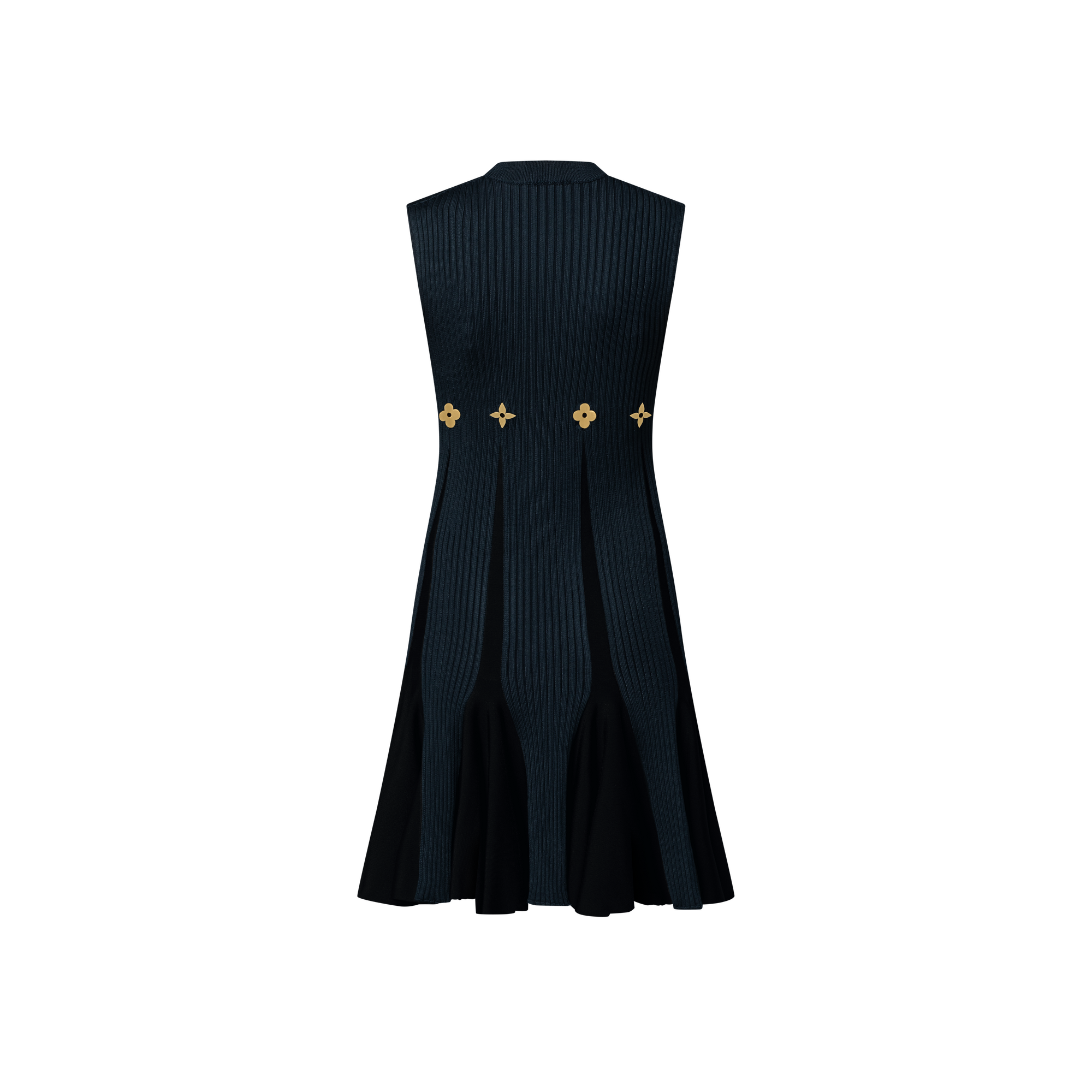Kleid aus Strick mit Signatur-Akzent  Damen Ready to Wear Kleider | LOUIS VUITTON (Zoom)