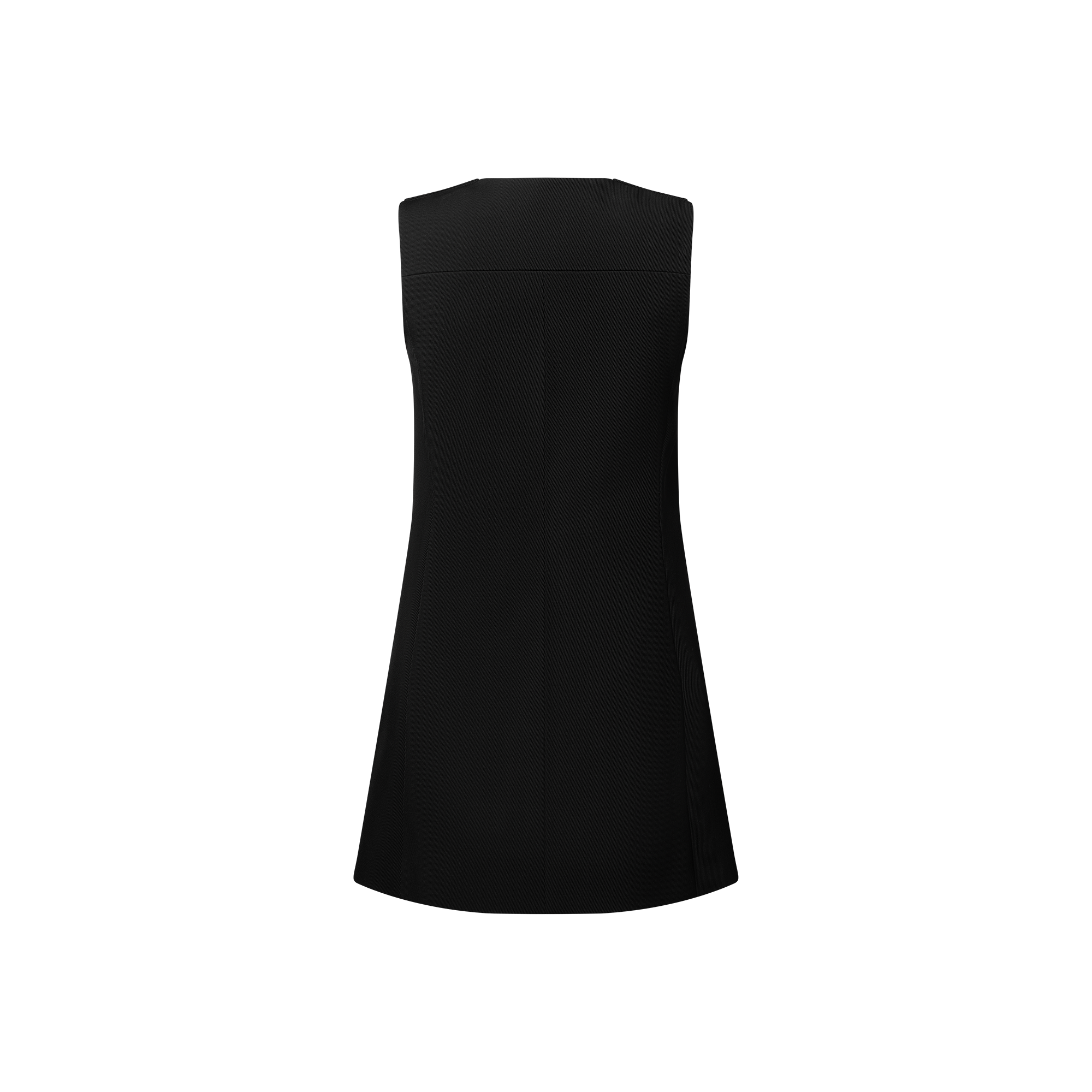Kleid im Schürzen-Stil mit Zierknöpfen  Damen Ready to Wear Kleider | LOUIS VUITTON (Zoom)