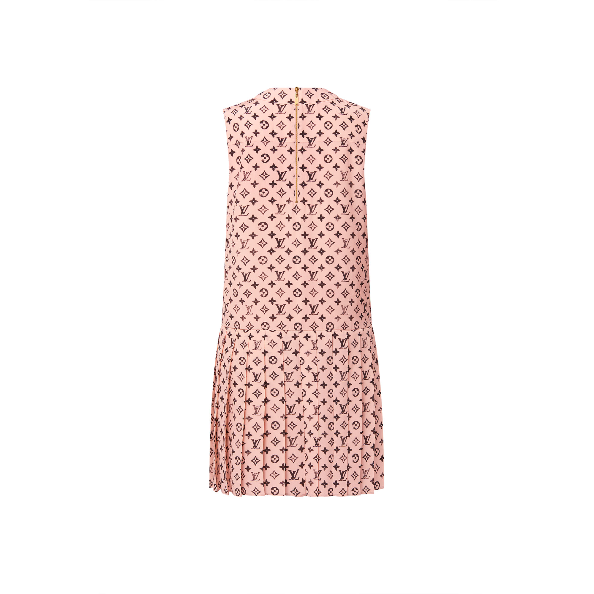 Kleid mit Falten, verwaschenem Design und Monogram  Damen Ready to Wear Kleider | LOUIS VUITTON (Zoom)
