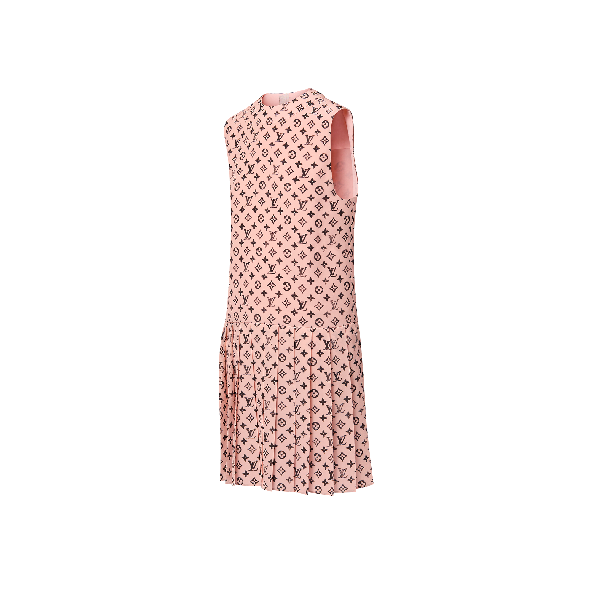 Kleid mit Falten, verwaschenem Design und Monogram  Damen Ready to Wear Kleider | LOUIS VUITTON (Zoom)