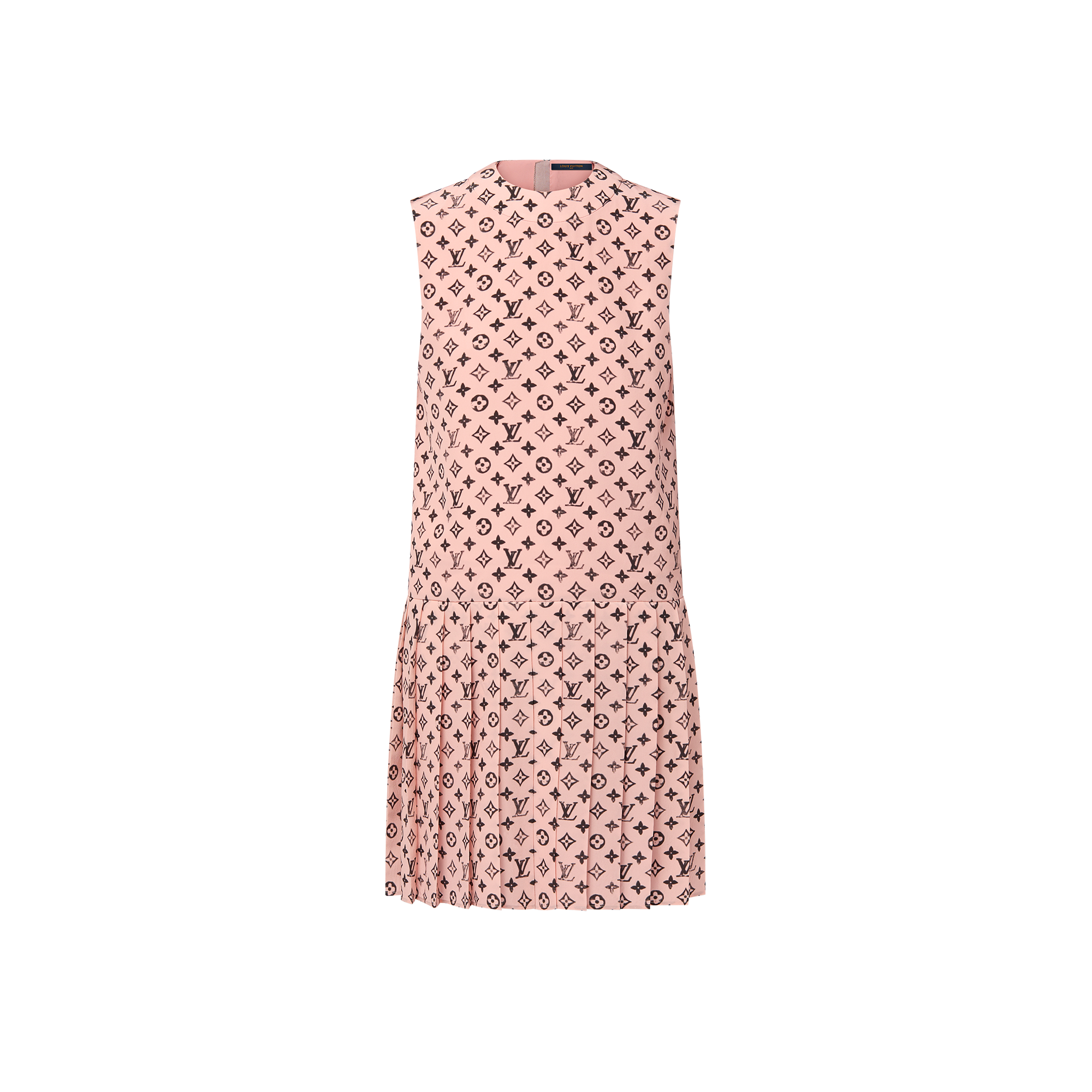 Kleid mit Falten, verwaschenem Design und Monogram  Damen Ready to Wear Kleider | LOUIS VUITTON (Zoom)