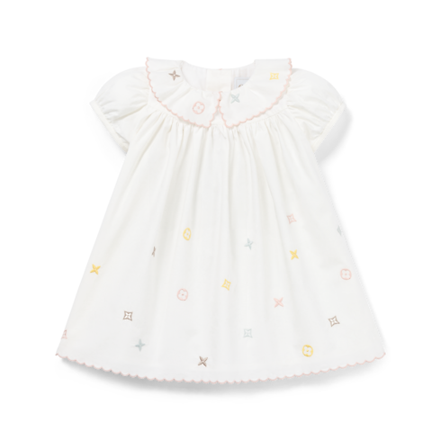 Kleid mit gesticktem Meli-Melo-Motiv S00 Geschenkideen Family Month Gift Guide } | LOUIS VUITTON (Zoom)