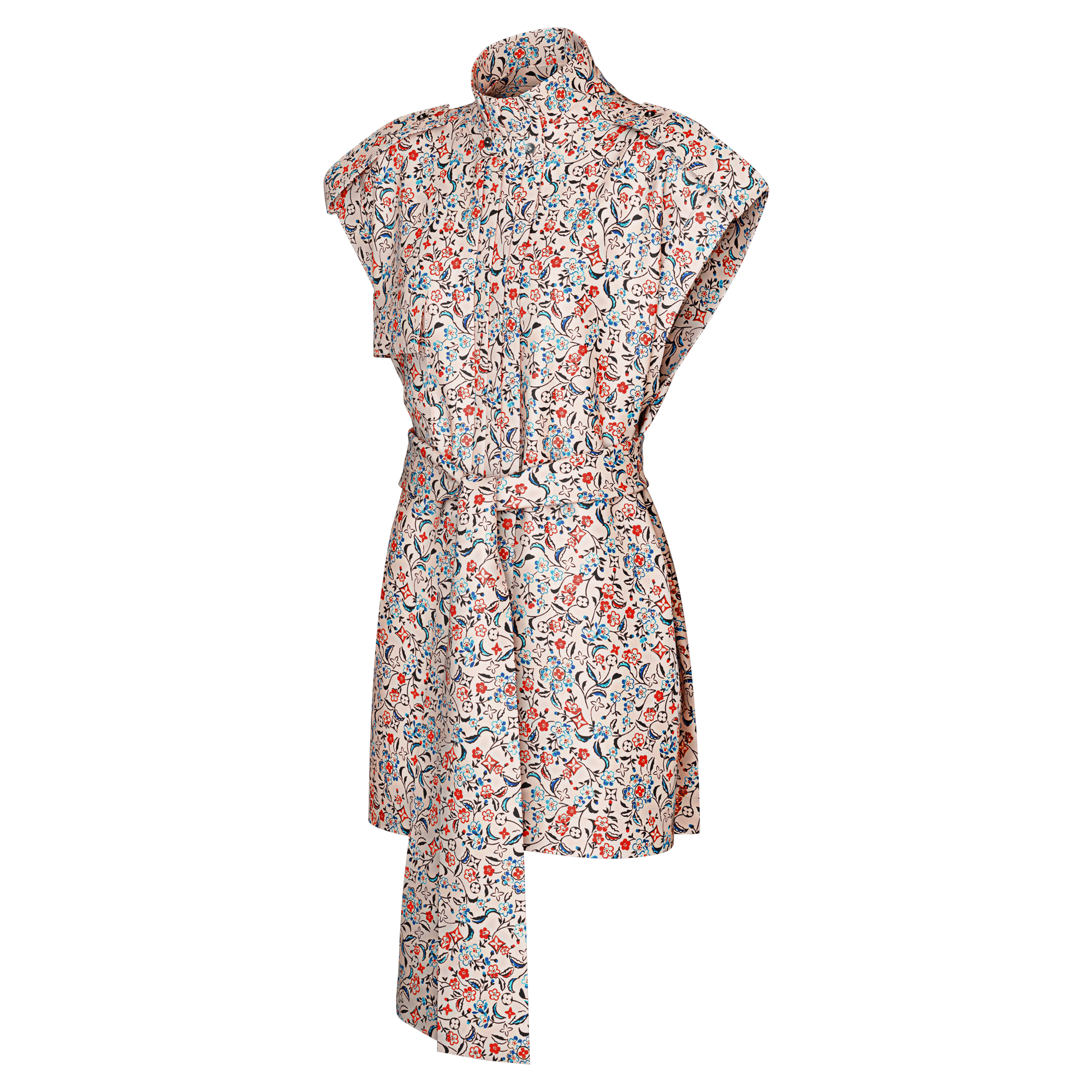 Kleid mit Gürtel und Monogram Bloom-Motiv  Damen Ready to Wear Kleider | LOUIS VUITTON (Zoom)