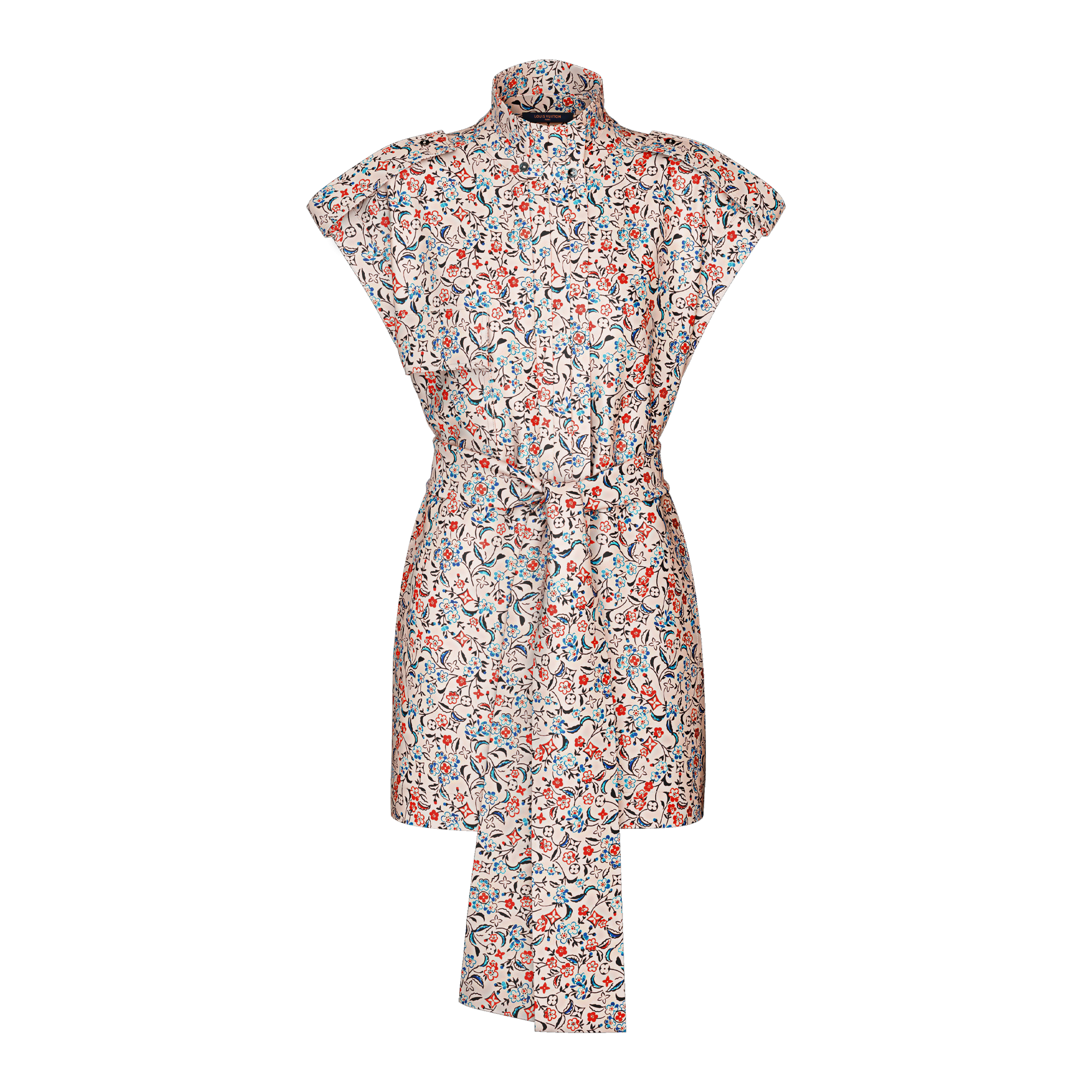 Kleid mit Gürtel und Monogram Bloom-Motiv  Damen Ready to Wear Kleider | LOUIS VUITTON (Zoom)