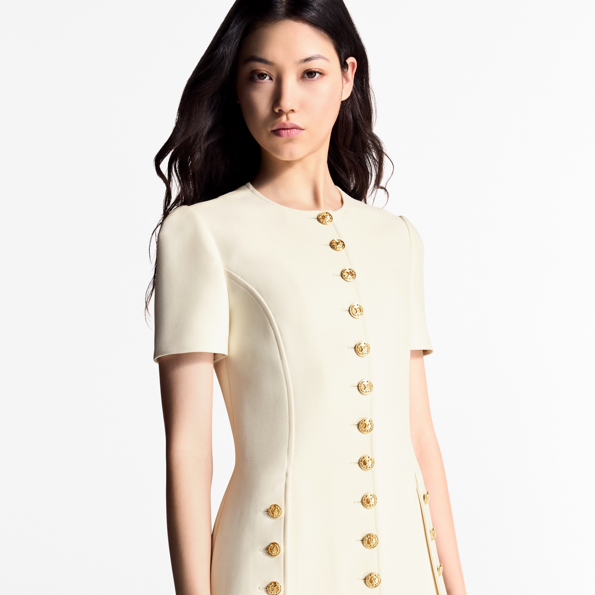 Kleid mit Knöpfen  Damen Ready to Wear Kleider | LOUIS VUITTON (Zoom)