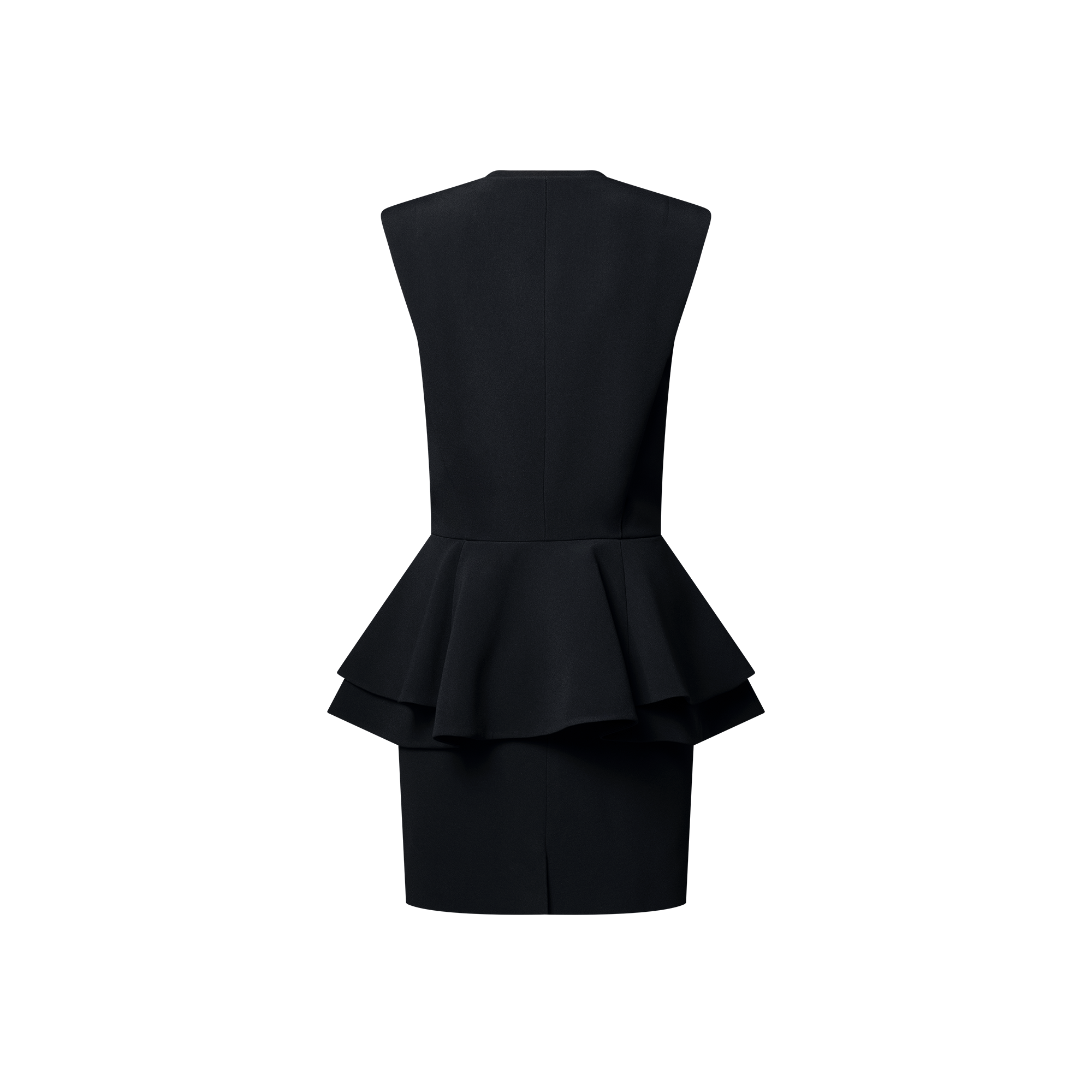 Kleid mit Schößchen und Reißverschluss  Damen Ready to Wear Kleider | LOUIS VUITTON (Zoom)
