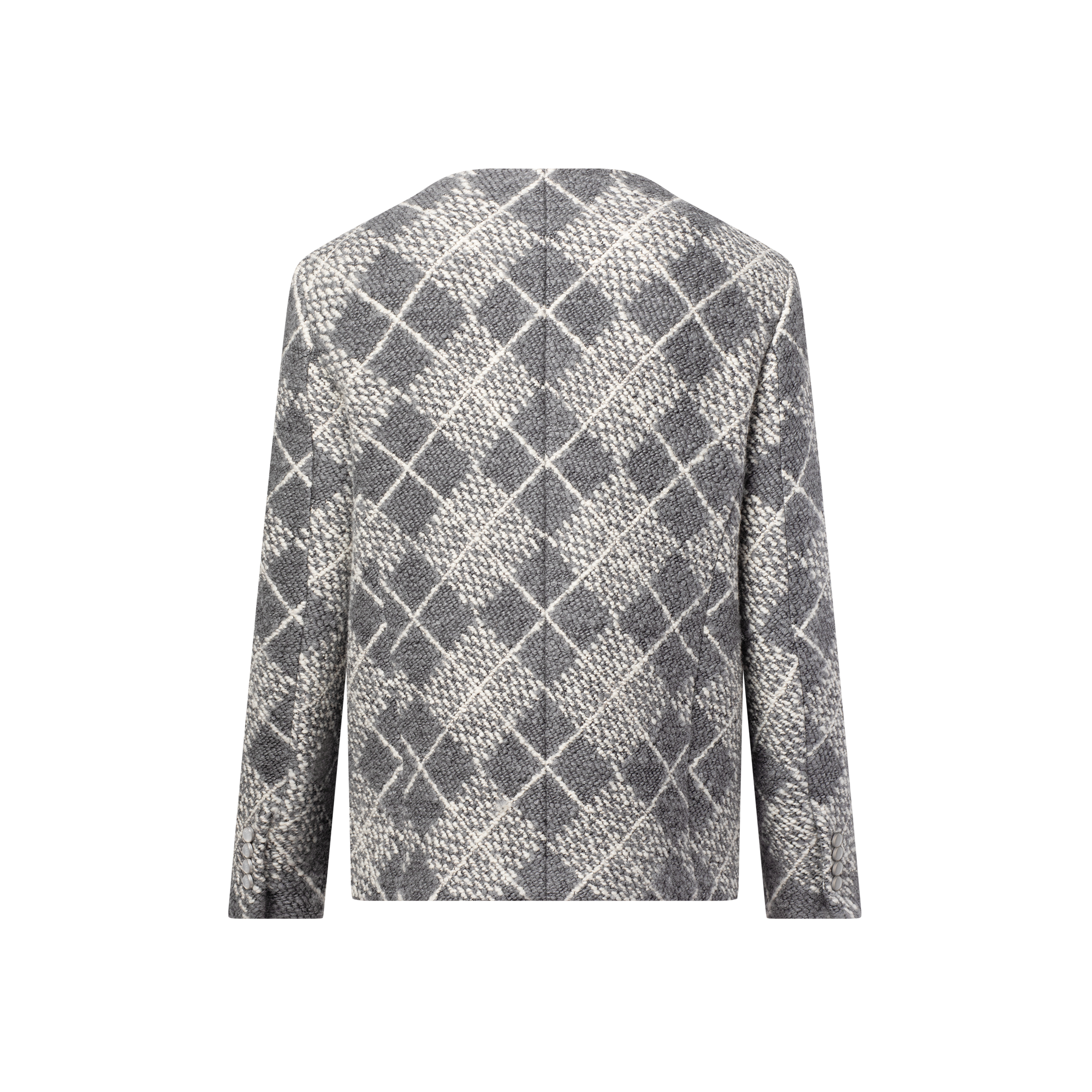 Kragenlose, elegante Jacke aus Wolle  Herren Ready to Wear Sakkos und Jacketts | LOUIS VUITTON (Zoom)