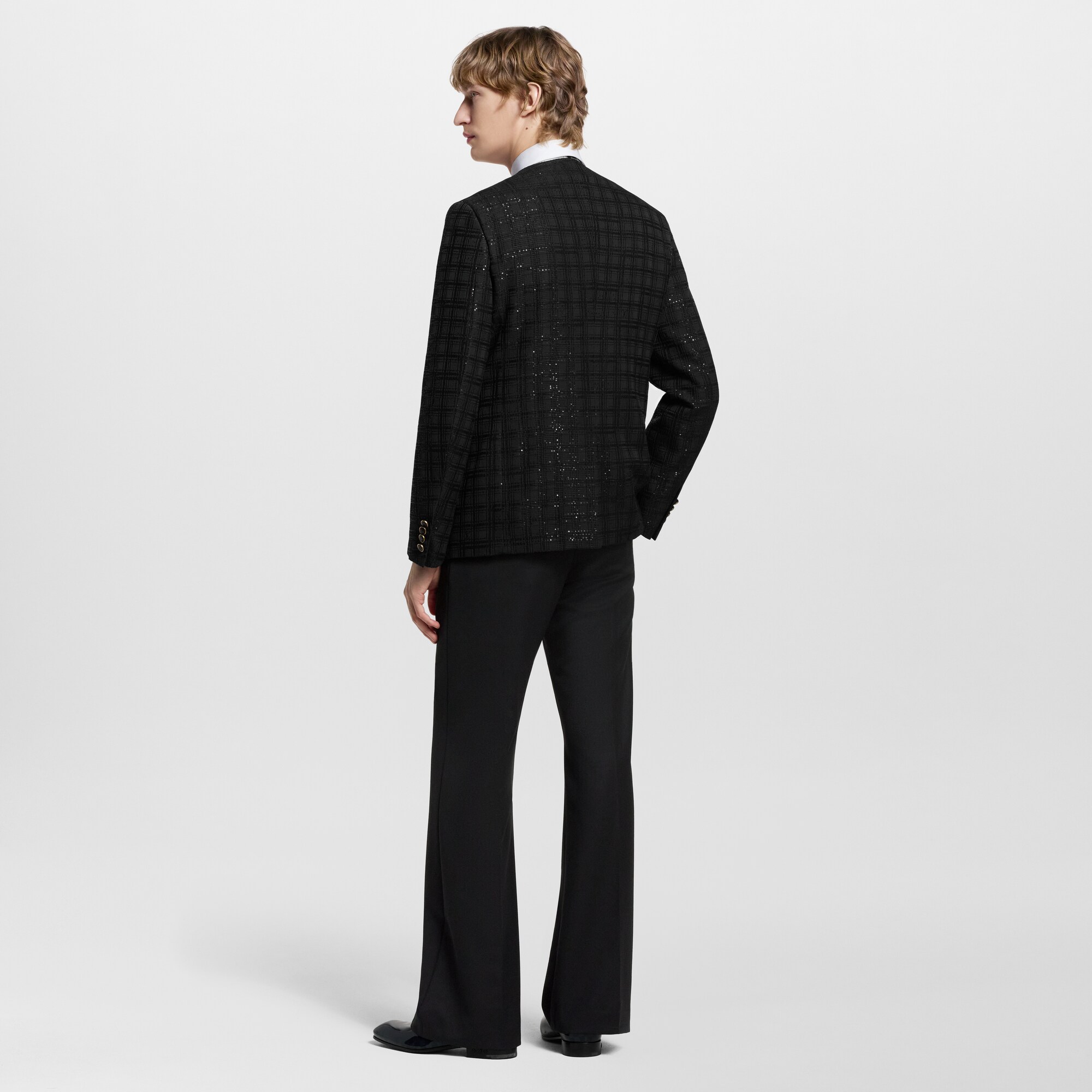 Kragenloses Jackett mit Pailletten  Herren Ready to Wear Sakkos und Jacketts | LOUIS VUITTON (Zoom)