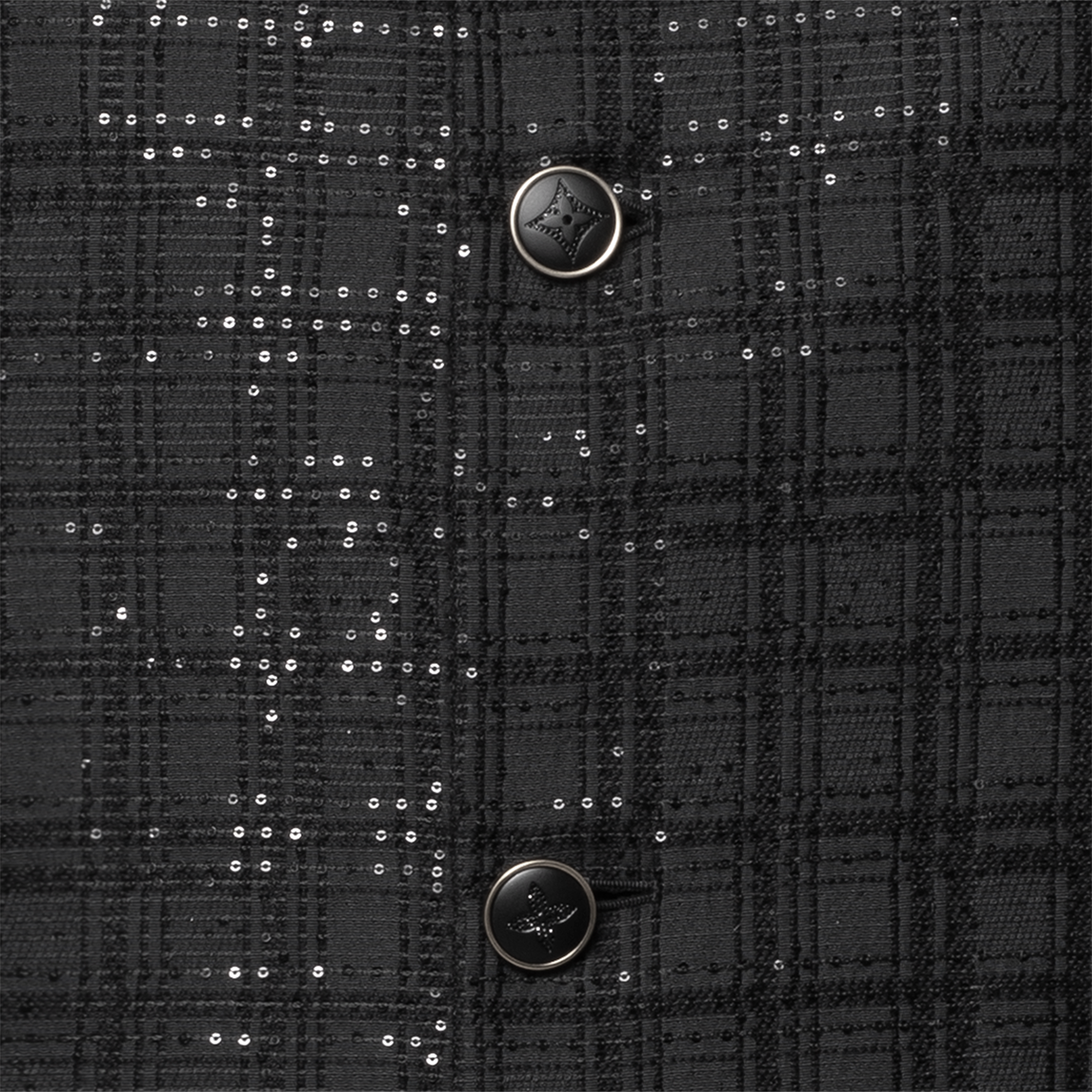Kragenloses Jackett mit Pailletten  Herren Ready to Wear Sakkos und Jacketts | LOUIS VUITTON (Zoom)