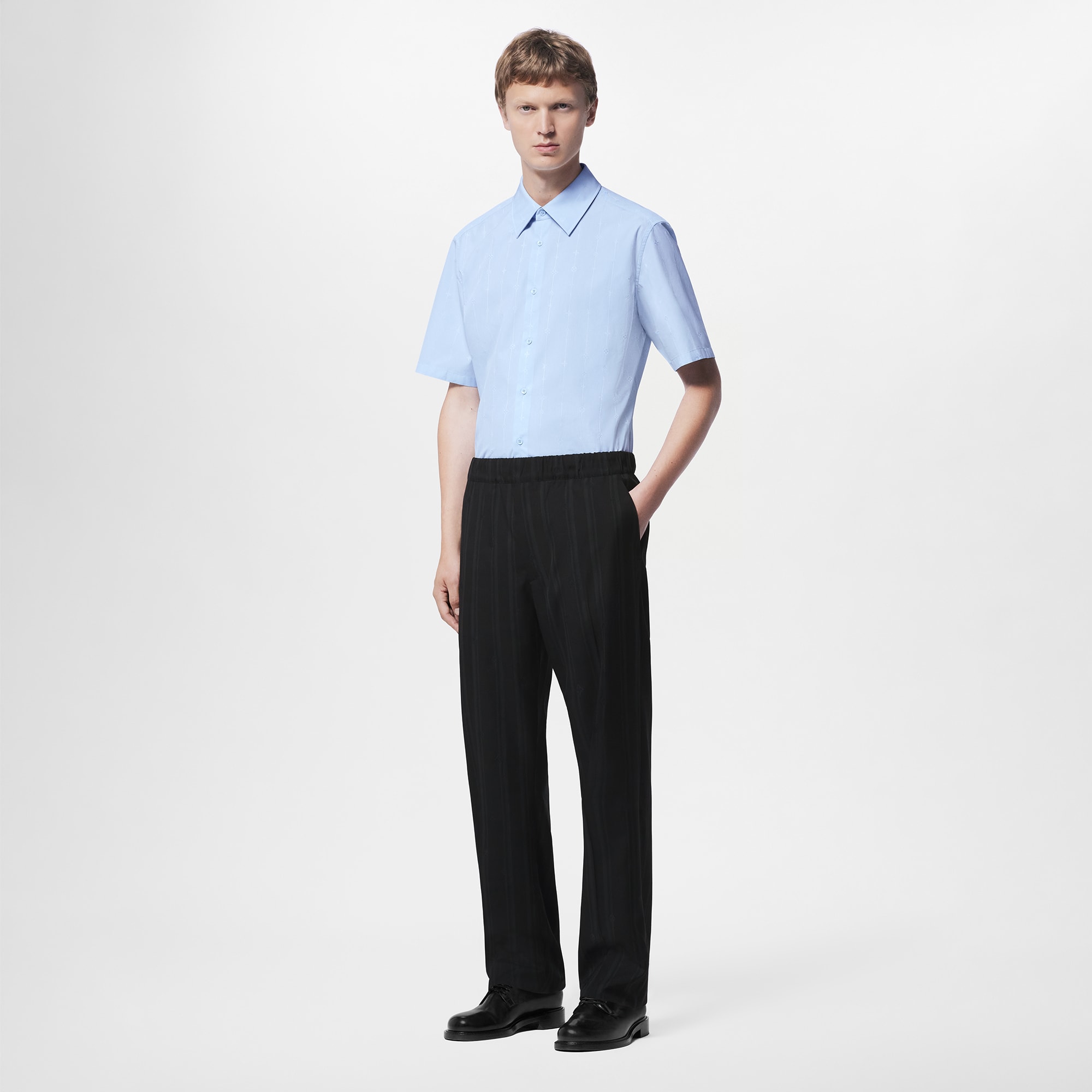 Kurzarm-Hemd aus Baumwolle  Herren Ready to Wear Hemden | LOUIS VUITTON (Zoom)