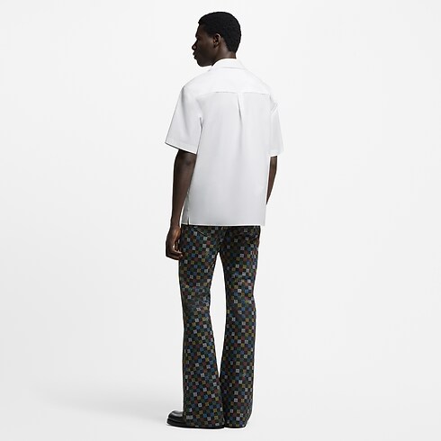 Kurzarm-Hemd aus Baumwolle mit Signatur Herren Ready to Wear Hemden | LOUIS VUITTON (Zoom)