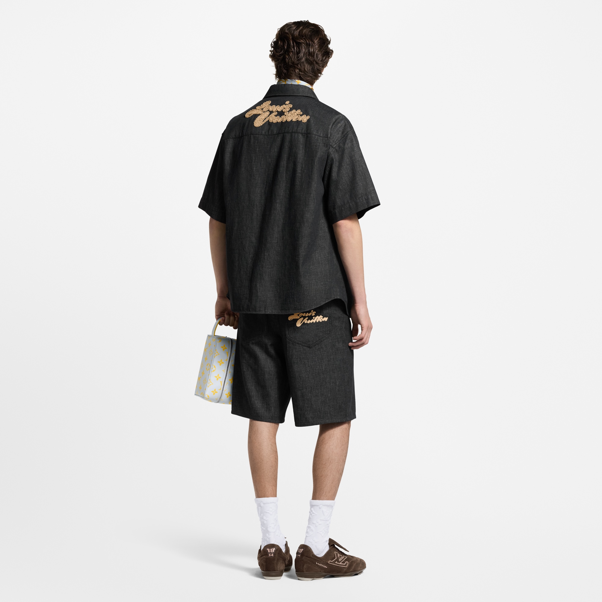Kurzarm-Hemd aus Chambray  Herren Ready to Wear Hemden | LOUIS VUITTON (Zoom)
