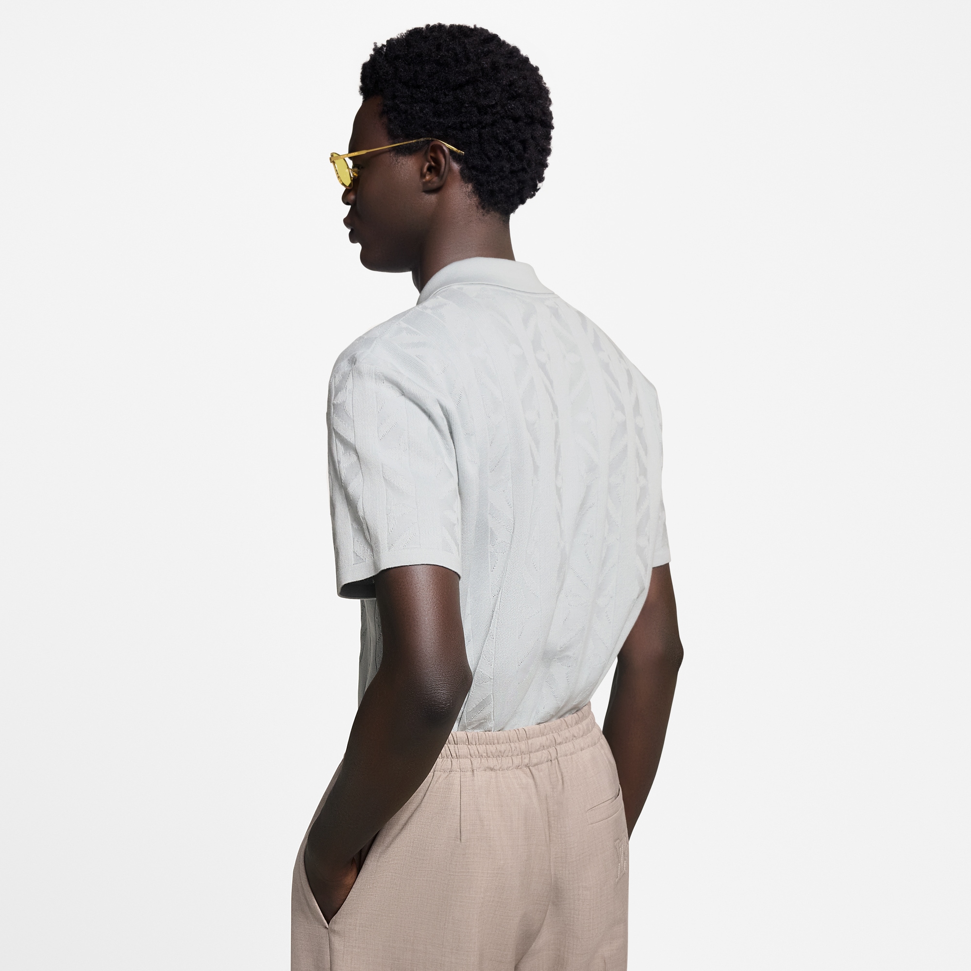 Kurzarm-Hemd aus Strick  Herren Ready to Wear Hemden | LOUIS VUITTON (Zoom)