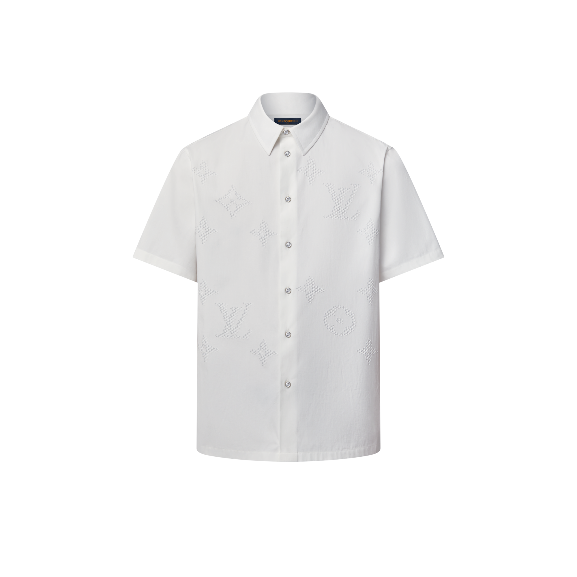 Kurzarm-Hemd mit gedrucktem Monogram-Motiv  Herren Ready to Wear Hemden | LOUIS VUITTON (Zoom)