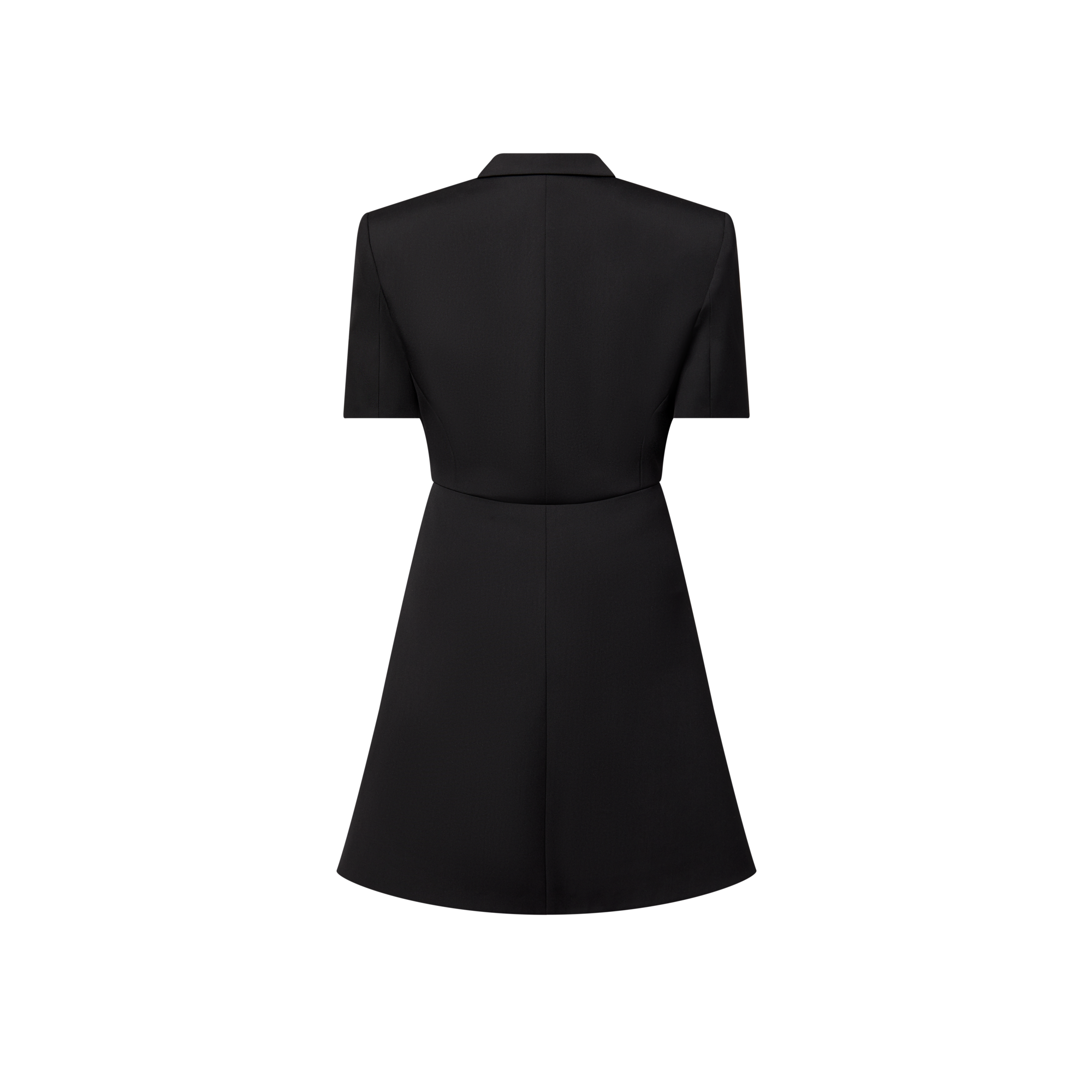 Kurzarm-Kleid im Maßkonfektions-Stil mit Wickel-Design  Damen Ready to Wear Kleider | LOUIS VUITTON (Zoom)