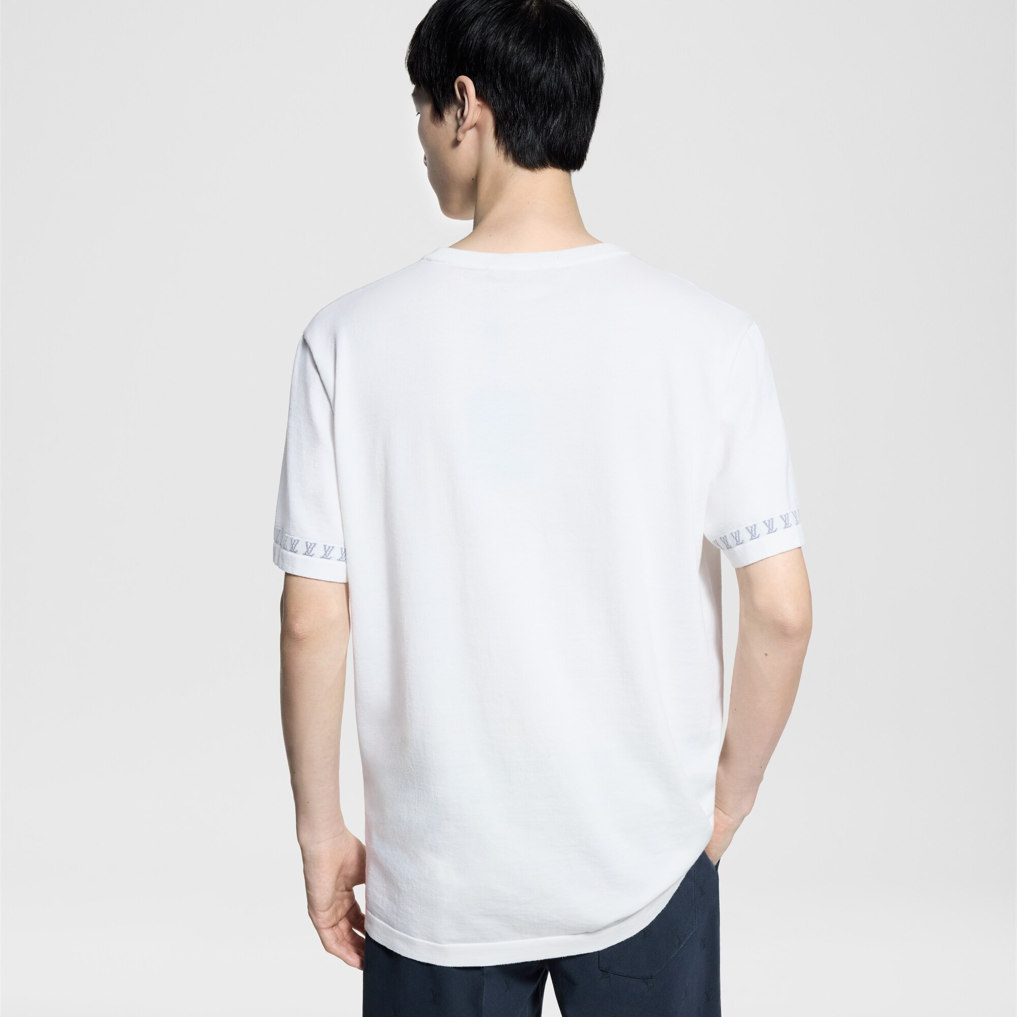 Kurzarm-Rundhalspullover aus Baumwolle  Herren Ready to Wear Vollständige Ready to Wear | LOUIS VUITTON (Zoom)
