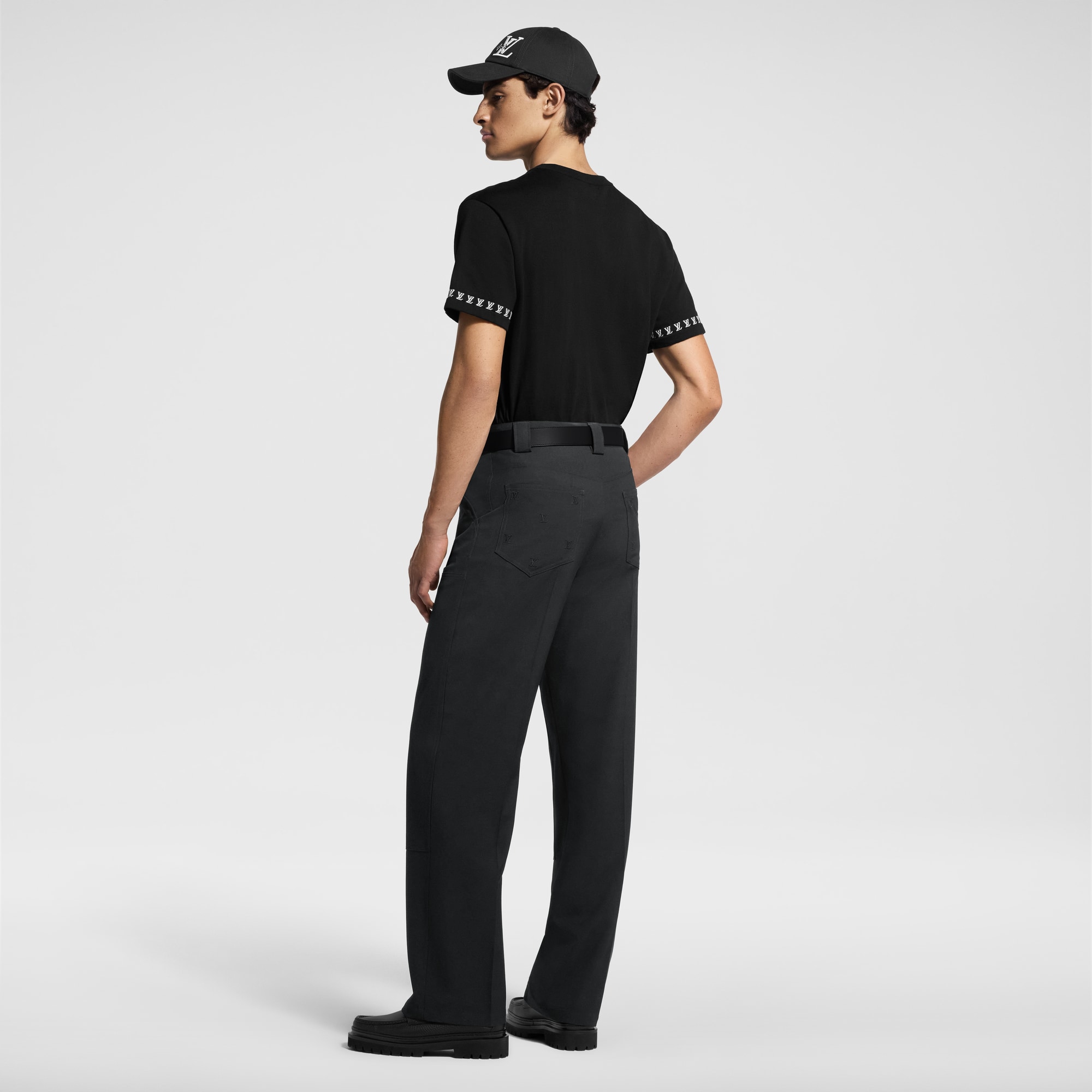 Kurzarm-Rundhalspullover aus Baumwolle  Herren Ready to Wear Strick und Sweatshirts | LOUIS VUITTON (Zoom)