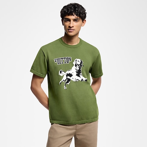 Kurzarm-Rundhalspullover aus Baumwolle Herren Ready to Wear Vollständige Ready to Wear | LOUIS VUITTON (Zoom)