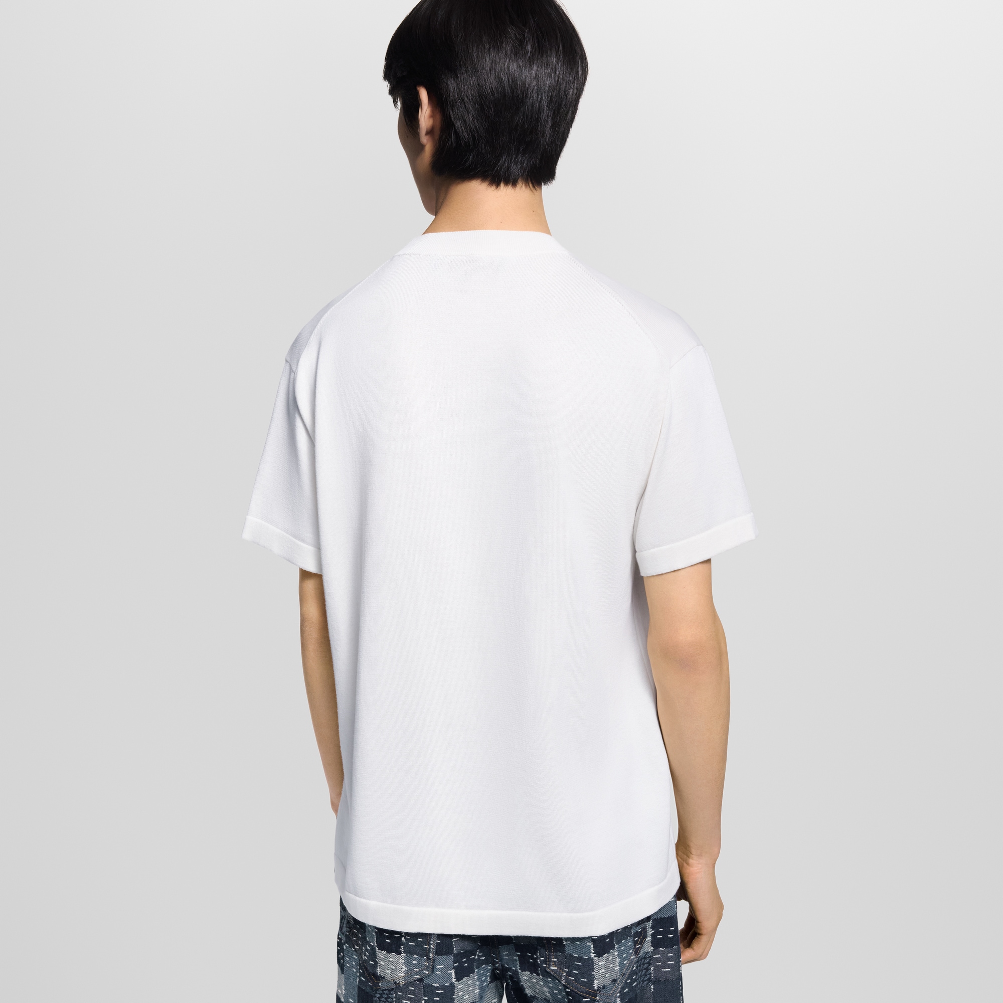 Kurzarm-Rundhalspullover aus Strick  Herren Ready to Wear Vollständige Ready to Wear | LOUIS VUITTON (Zoom)