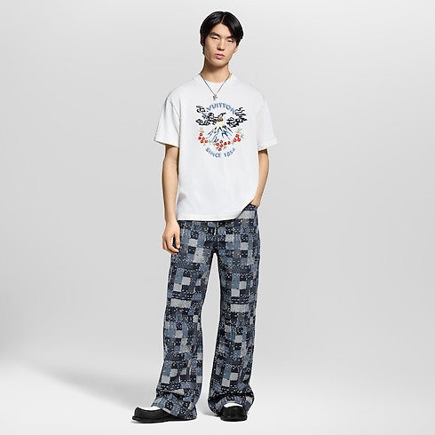 Kurzarm-Rundhalspullover aus Strick Herren Ready to Wear Vollständige Ready to Wear | LOUIS VUITTON (Zoom)