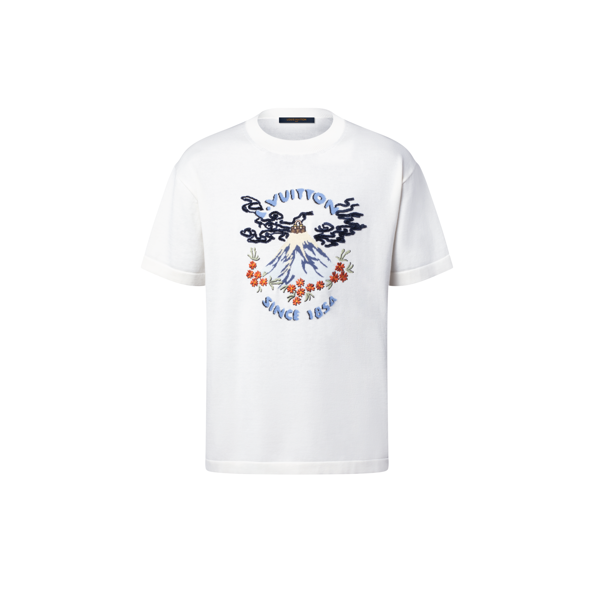 Kurzarm-Rundhalspullover aus Strick  Herren Ready to Wear Vollständige Ready to Wear | LOUIS VUITTON (Zoom)