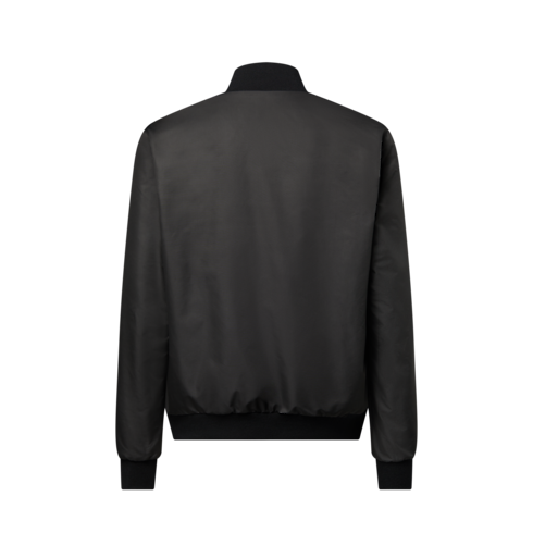 Kurzarm-Rundhalspullover mit gesticktem LV Blason Herren Ready to Wear Jacken und Mäntel | LOUIS VUITTON (Zoom)