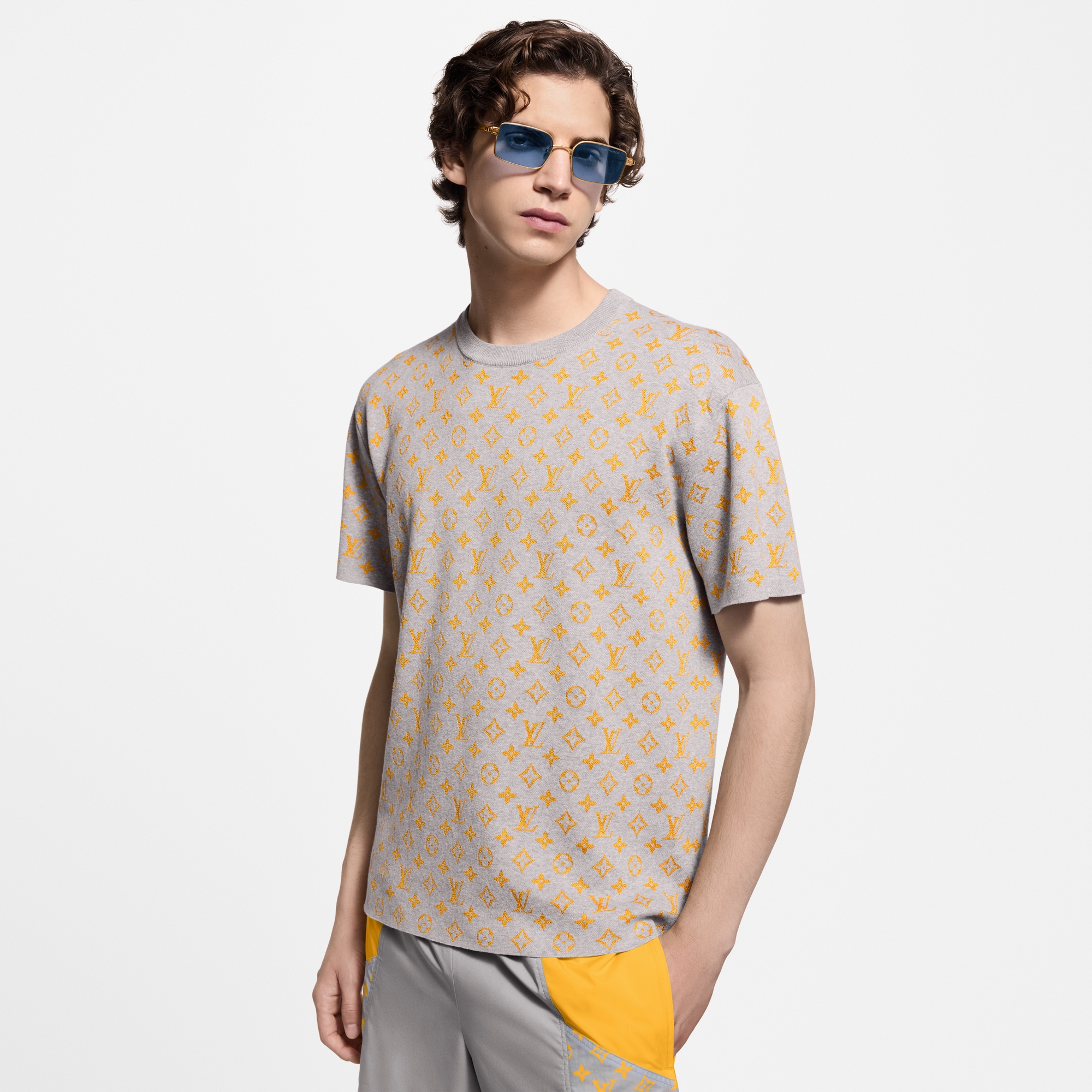 Kurzarm-Rundhalspullover mit Monogram-Motiv  Herren Ready to Wear Strick und Sweatshirts | LOUIS VUITTON (Zoom)