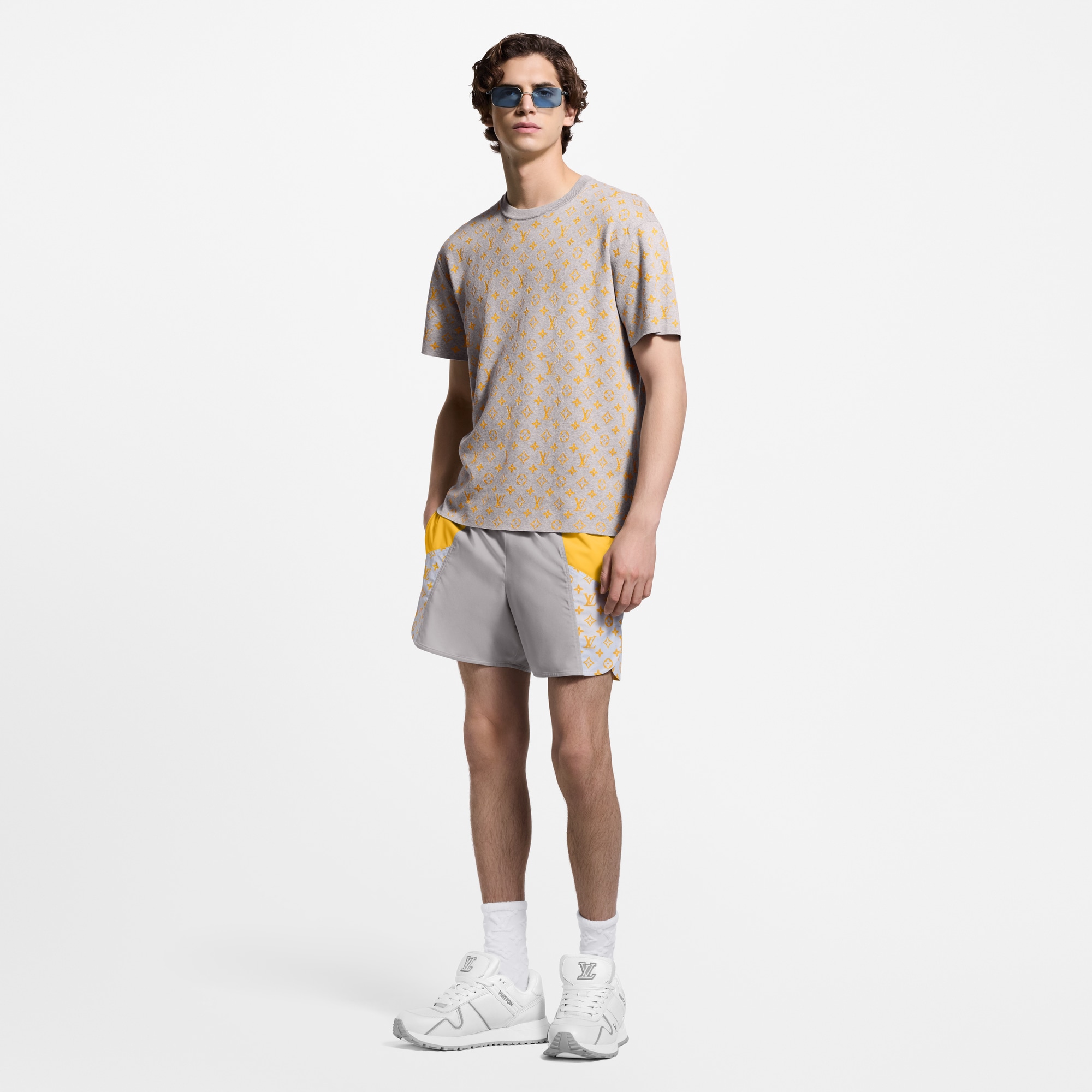 Kurzarm-Rundhalspullover mit Monogram-Motiv  Herren Ready to Wear Strick und Sweatshirts | LOUIS VUITTON (Zoom)