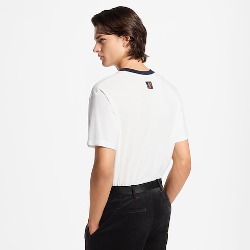 Kurzarm-T-Shirt mit samtiger Grafik Herren Ready to Wear Vollständige Ready to Wear | LOUIS VUITTON (Zoom)