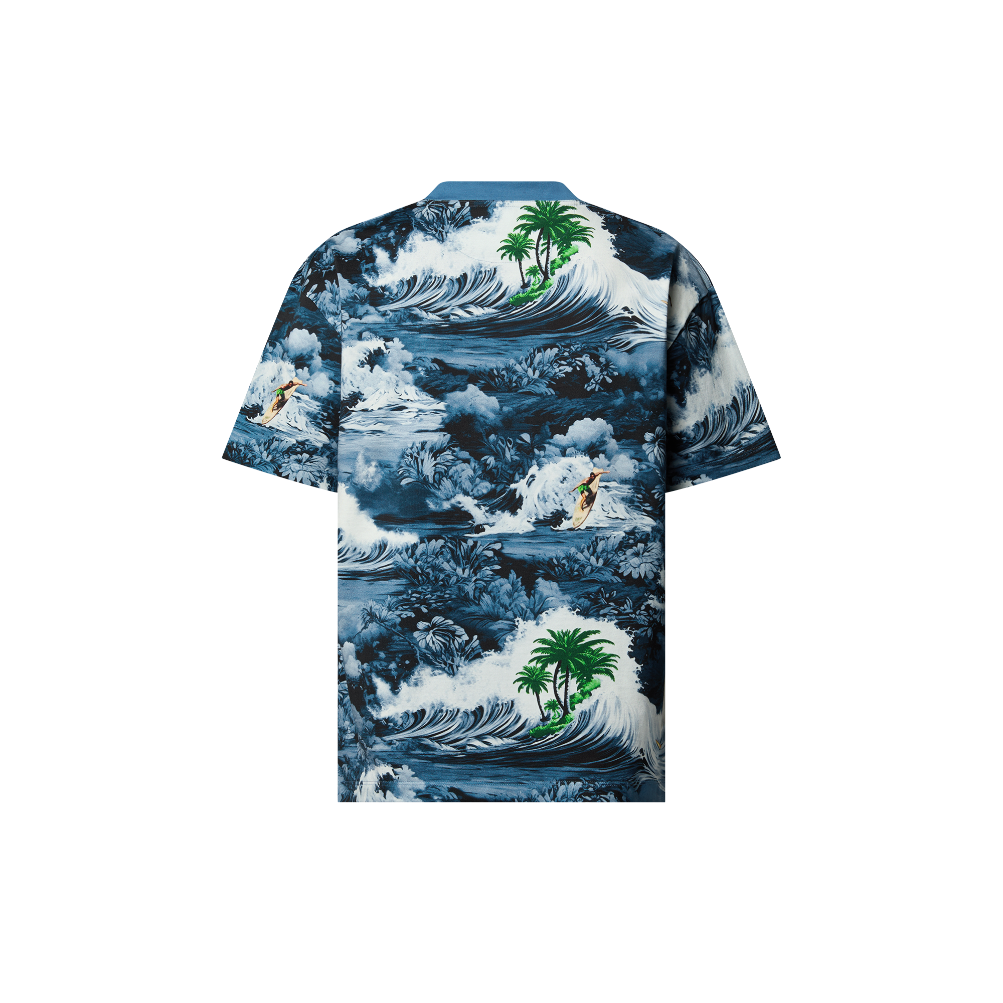 Kurzärmeliges T-Shirt aus Baumwolle mit Motiv  Herren Ready to Wear T-Shirts und Poloshirts | LOUIS VUITTON (Zoom)