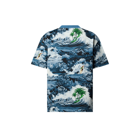 Kurzärmeliges T-Shirt aus Baumwolle mit Motiv Herren Ready to Wear T-Shirts und Poloshirts | LOUIS VUITTON (Zoom)