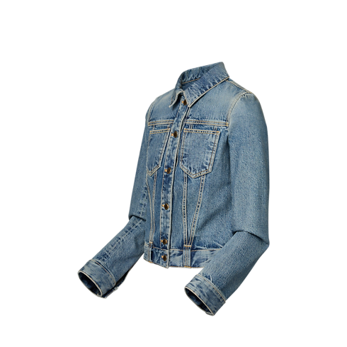 Kurze Jacke aus Denim Damen Ready to Wear Mäntel und Jacken | LOUIS VUITTON (Zoom)