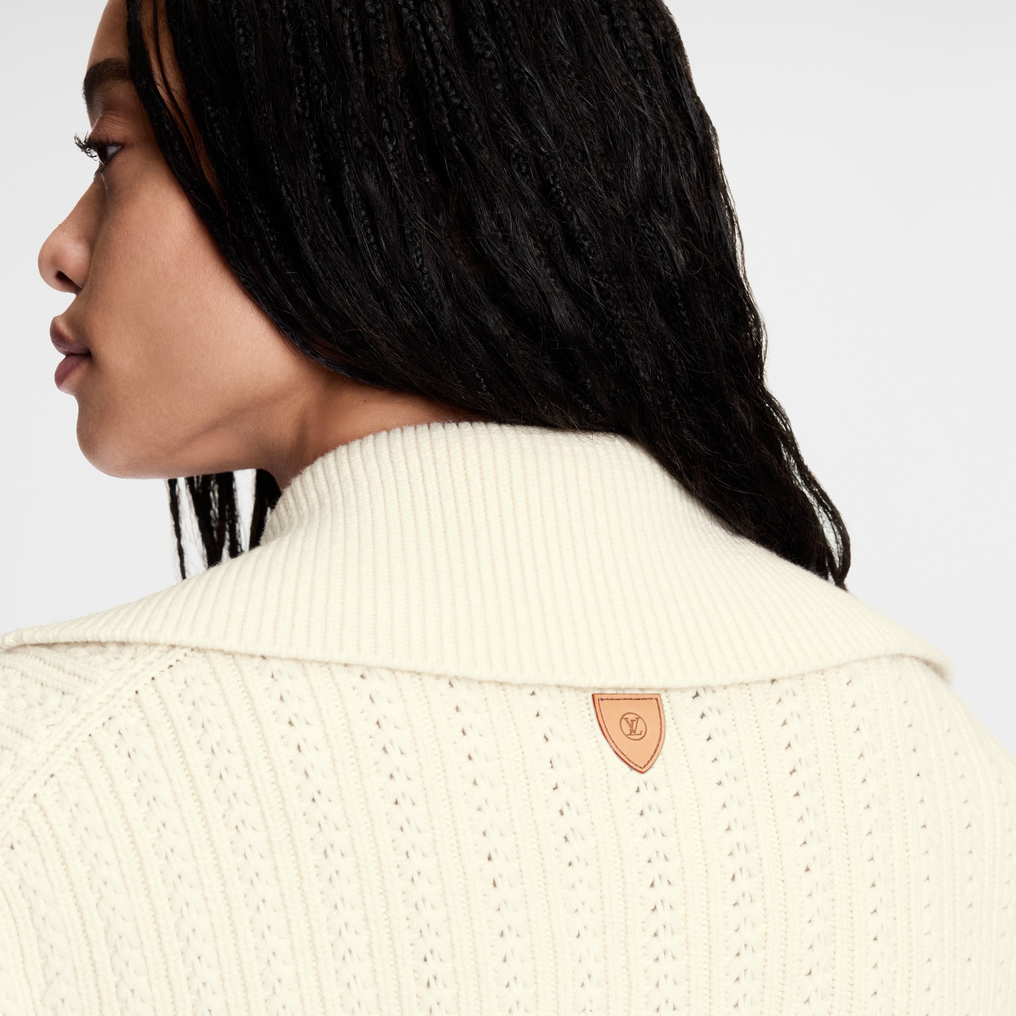 Kurze Jacke aus Rippstrick  Damen Ready to Wear Mäntel und Jacken | LOUIS VUITTON (Zoom)