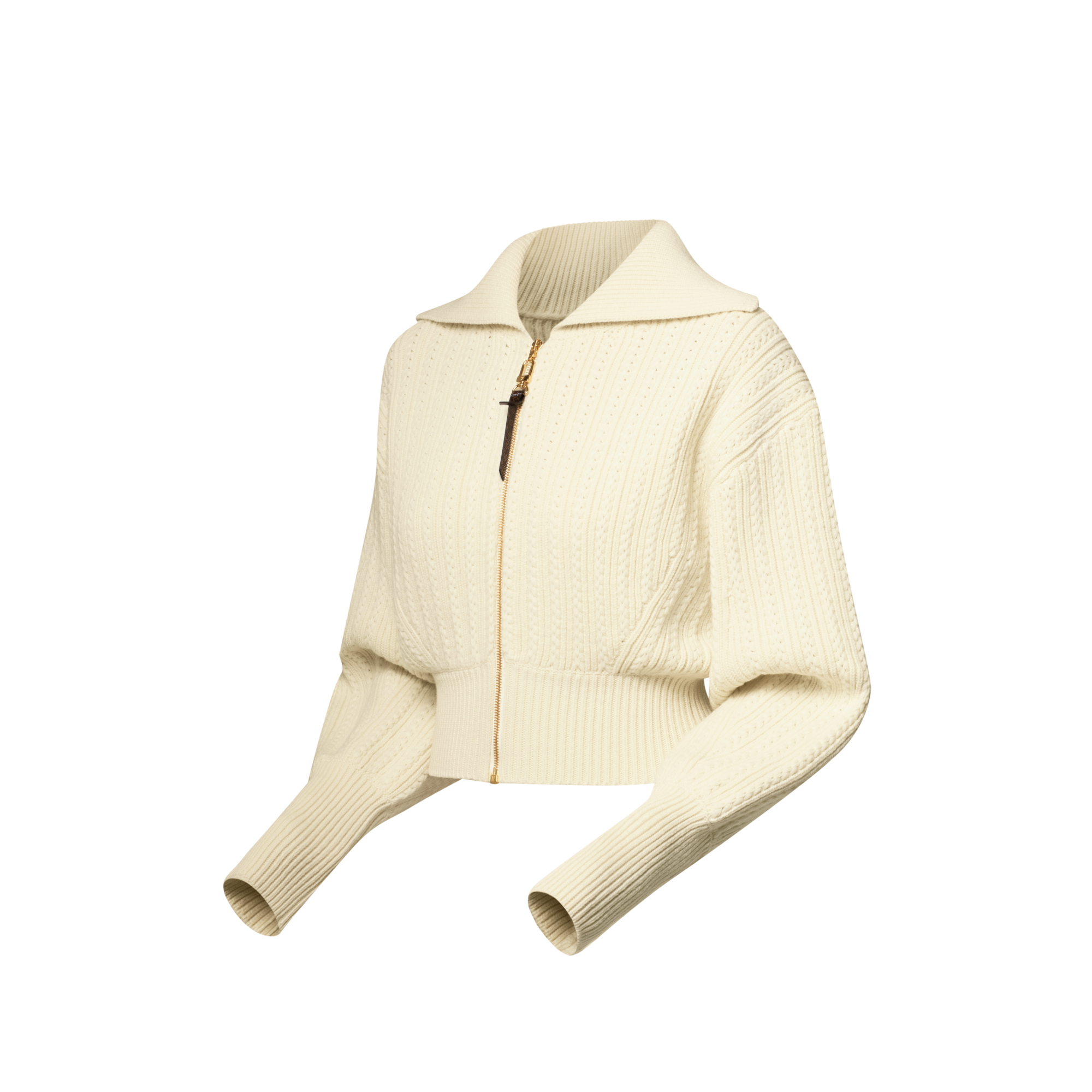 Kurze Jacke aus Rippstrick  Damen Ready to Wear Mäntel und Jacken | LOUIS VUITTON (Zoom)