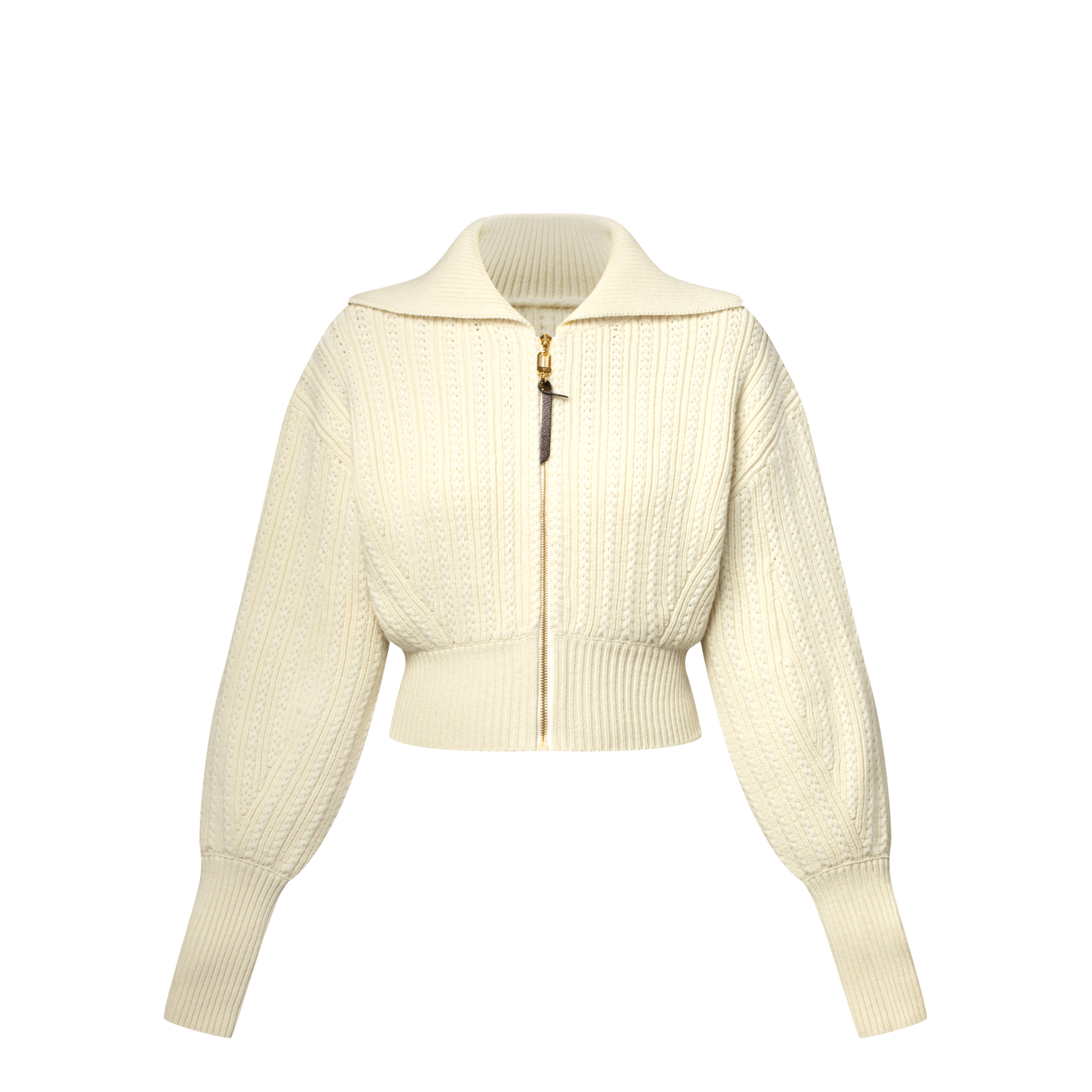 Kurze Jacke aus Rippstrick  Damen Ready to Wear Mäntel und Jacken | LOUIS VUITTON (Zoom)