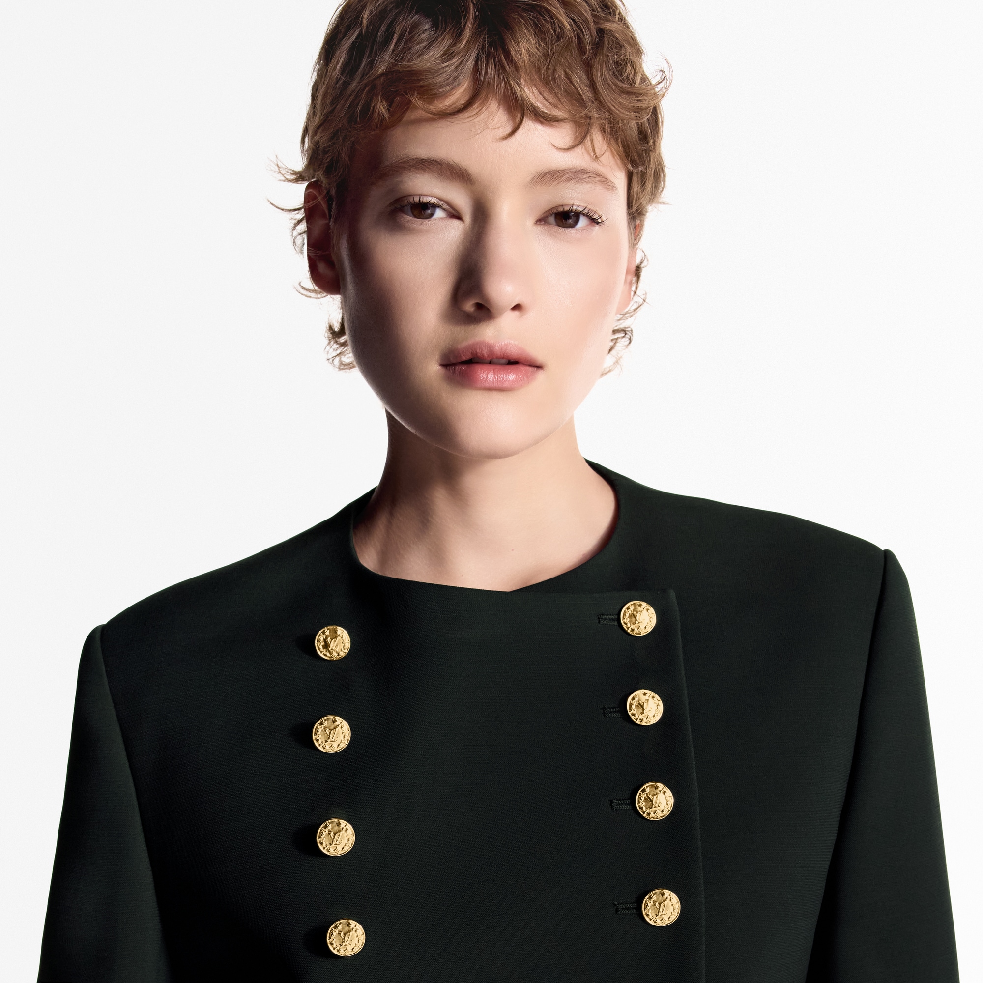 Kurze Jacke mit Knöpfen  Damen Ready to Wear Mäntel und Jacken | LOUIS VUITTON (Zoom)