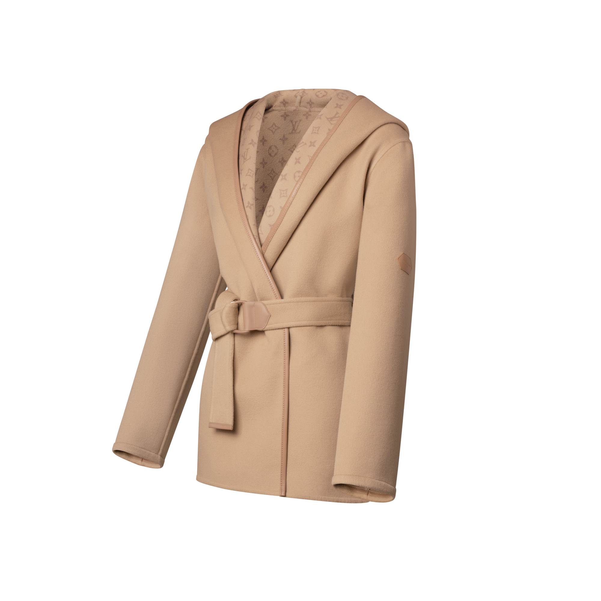 Kurze Wickel-Cabanjacke mit Gürtel  Damen Ready to Wear Mäntel und Jacken | LOUIS VUITTON (Zoom)