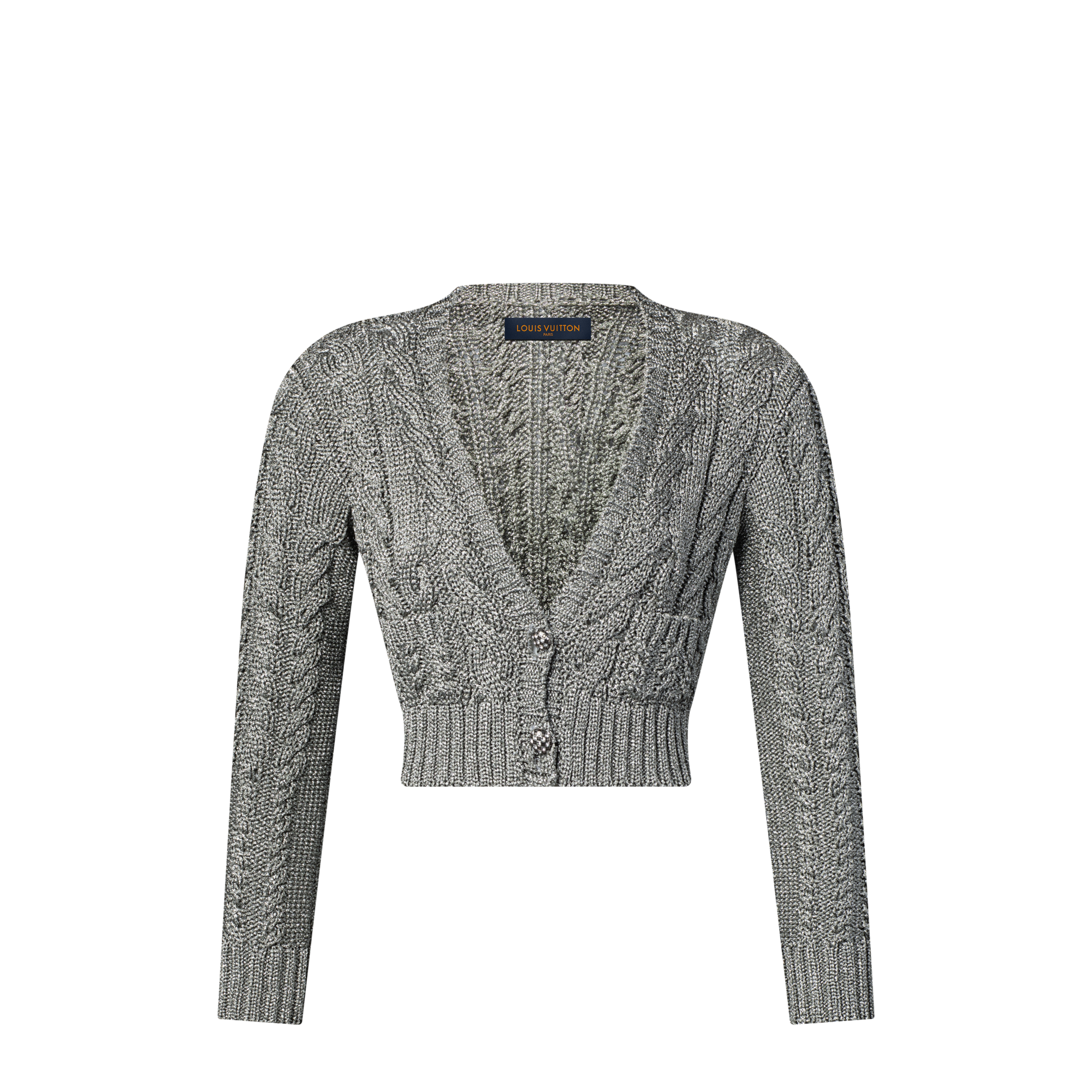Kurzer Cardigan aus Zopfstrick  Damen Ready to Wear Strick | LOUIS VUITTON (Zoom)