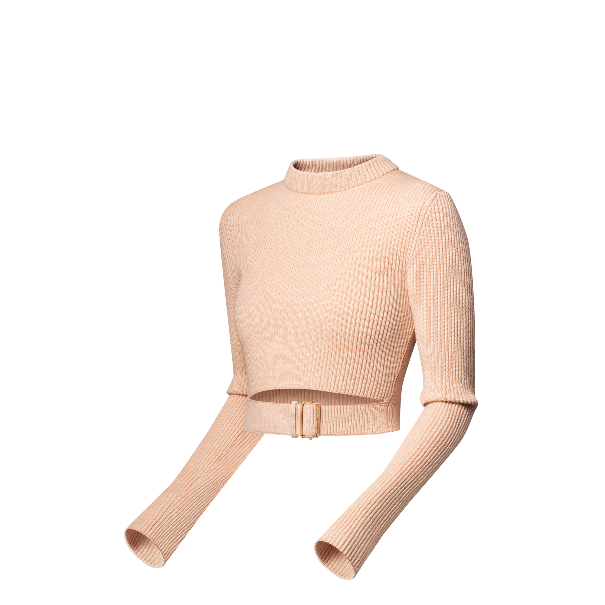 Kurzer Pullover mit Gürtel  Damen Ready to Wear Strick | LOUIS VUITTON (Zoom)